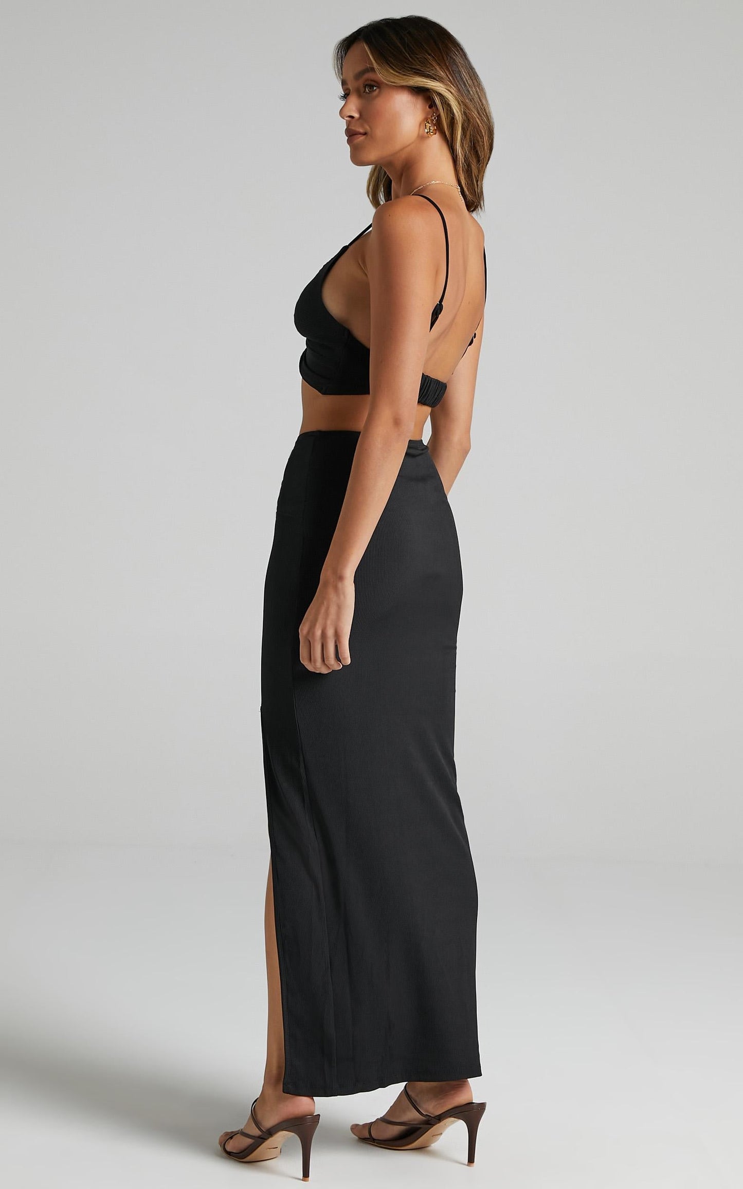 Maddy Two Piece Set in Black