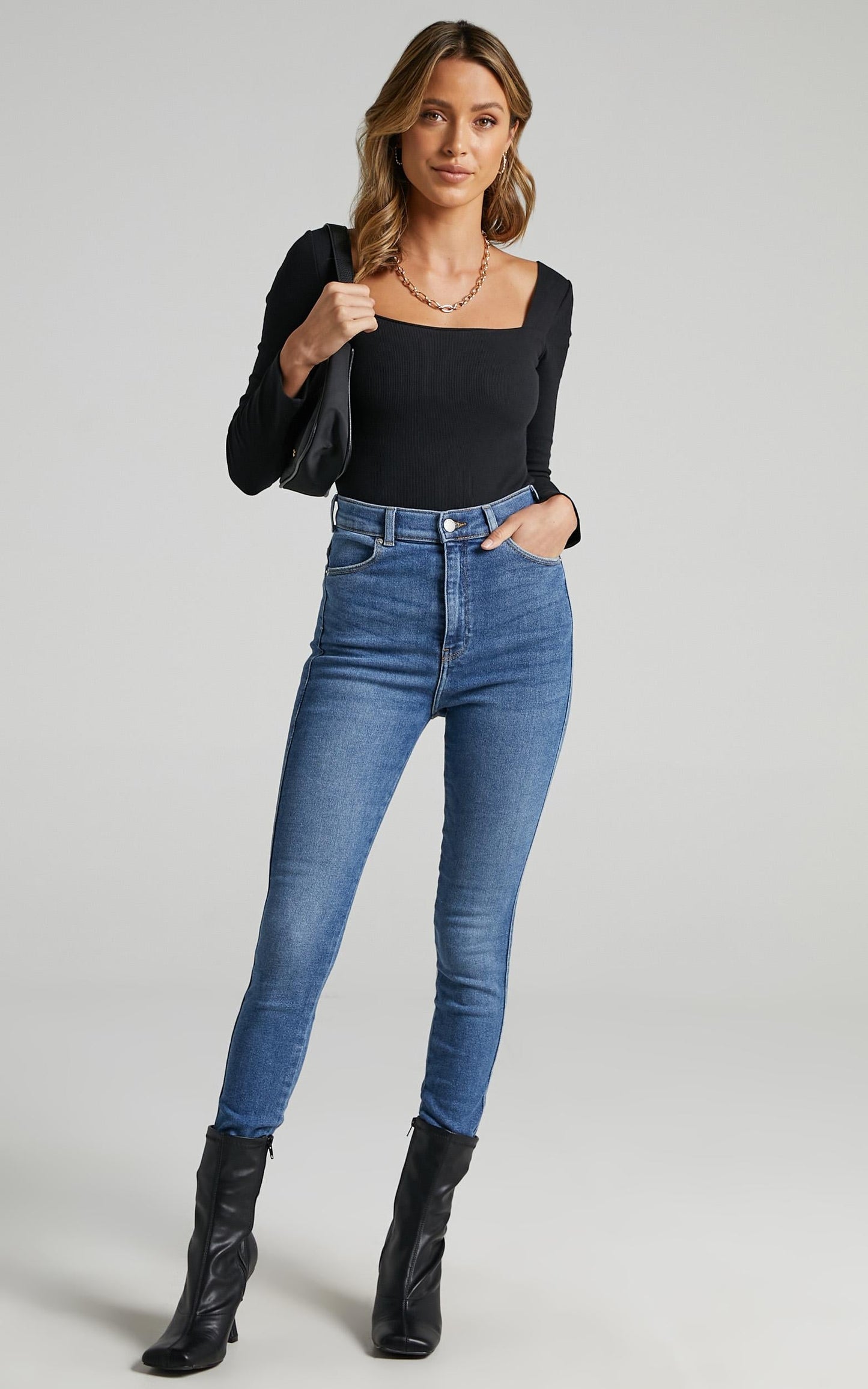 Right Kind Of Love Bodysuit In Black