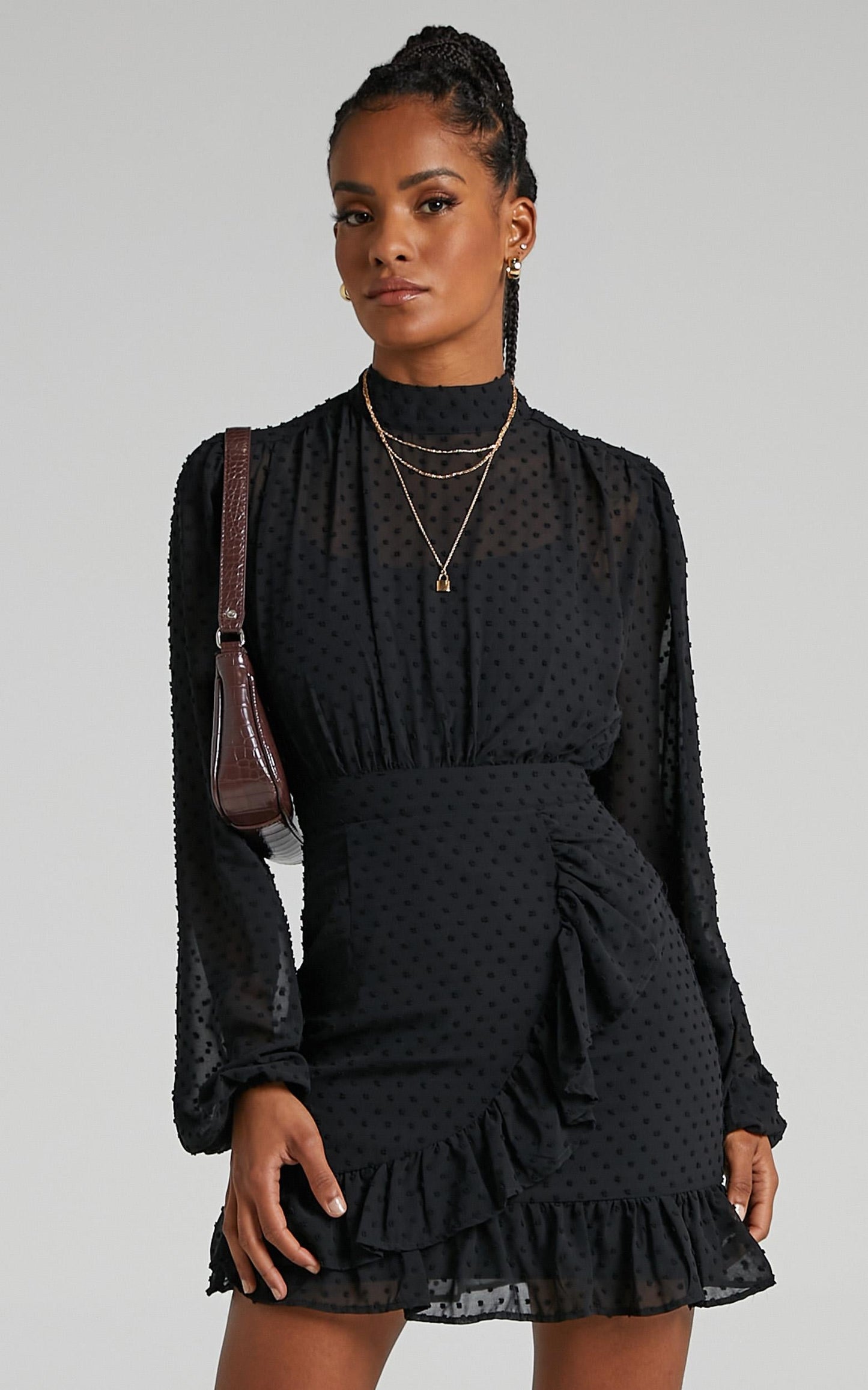 Tiahna Dress in Black