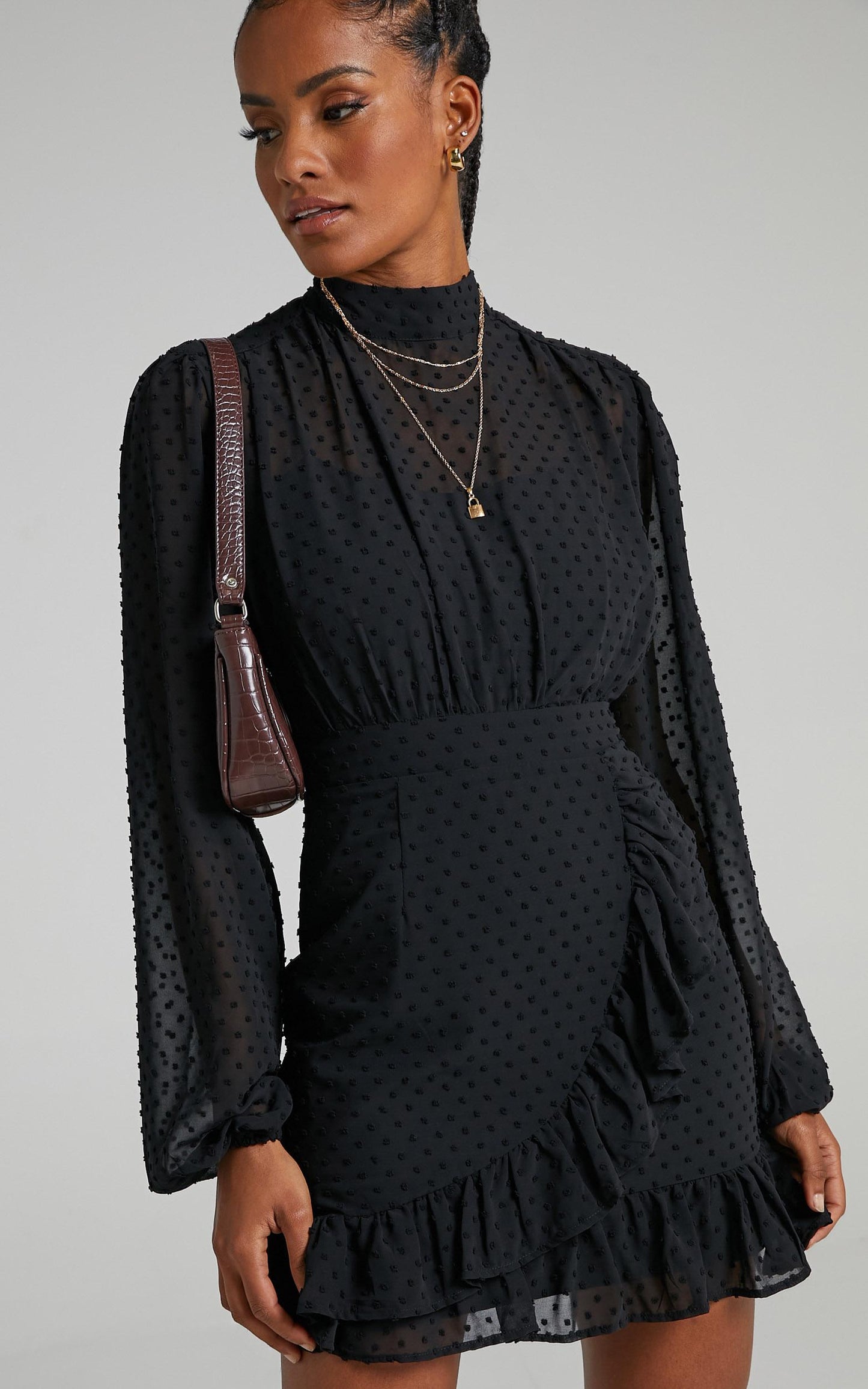 Tiahna Dress in Black