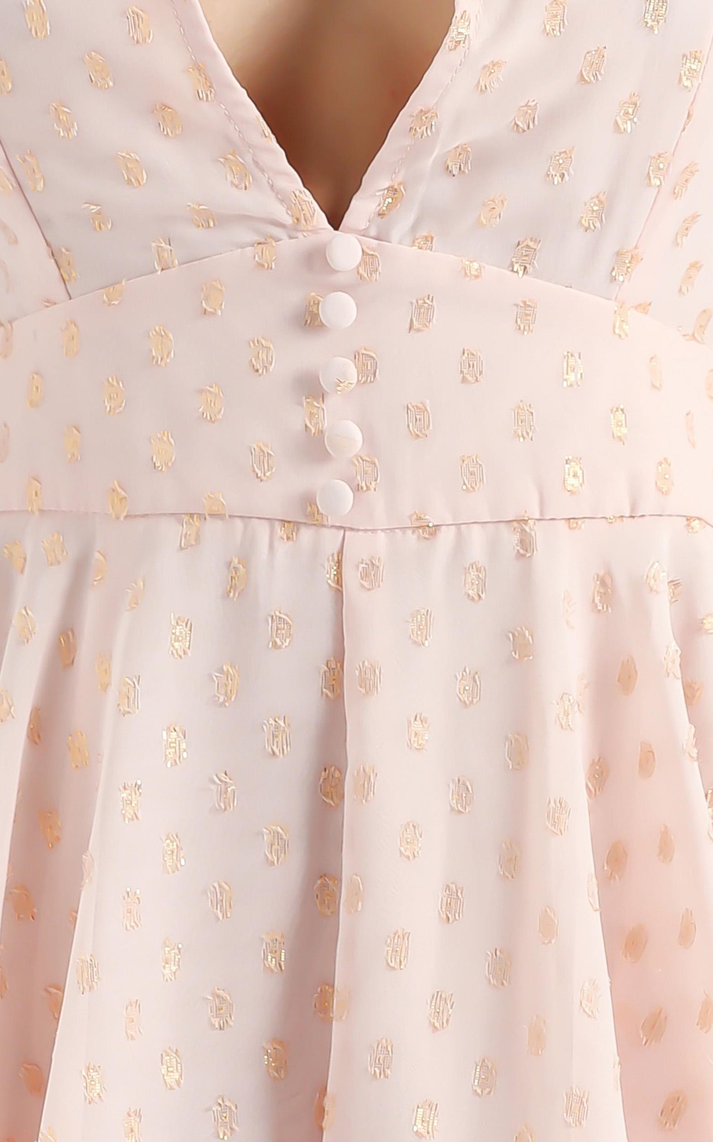 Lets Run Away Playsuit in Blush