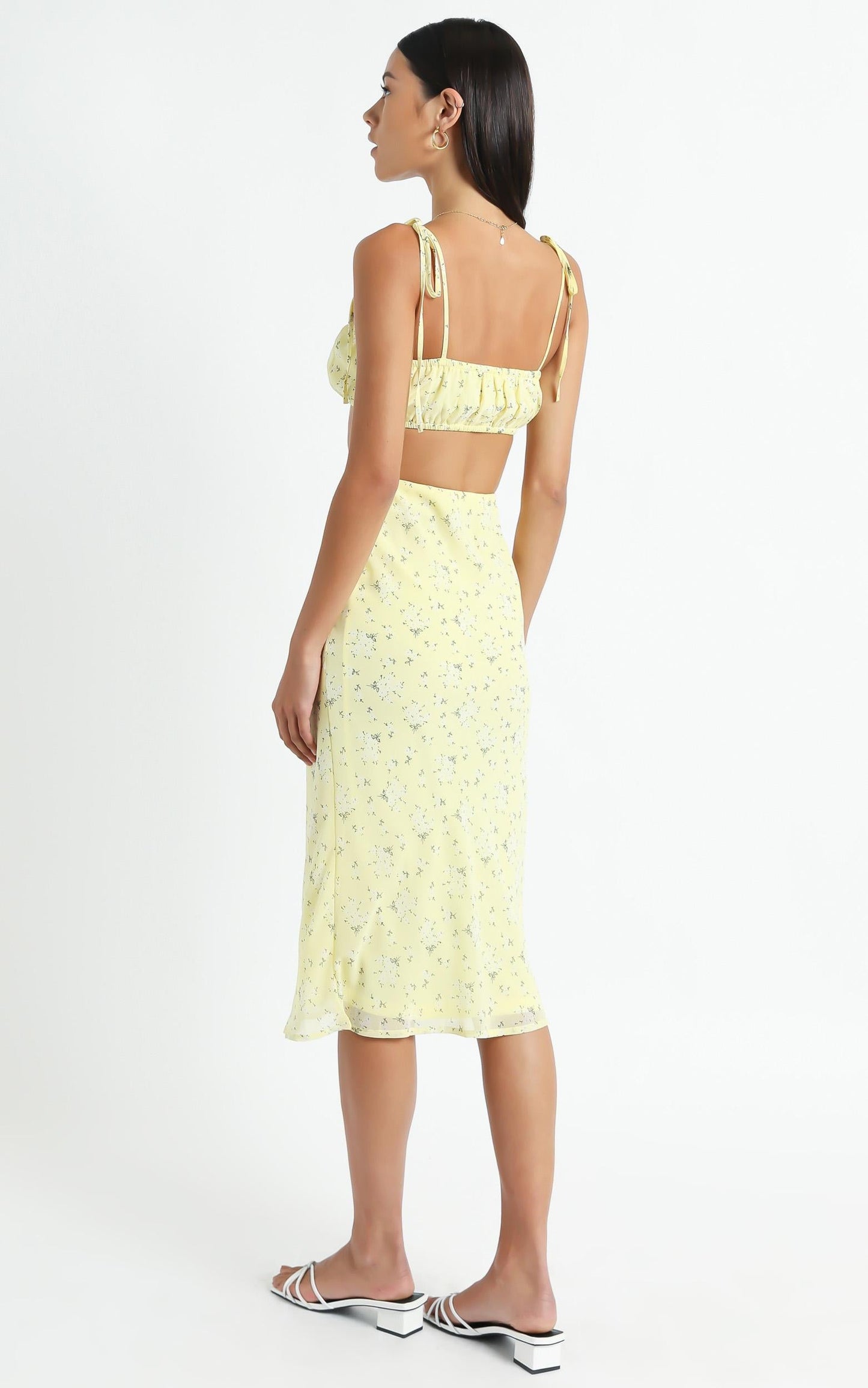 Bodhi Two Piece set in Yellow Floral