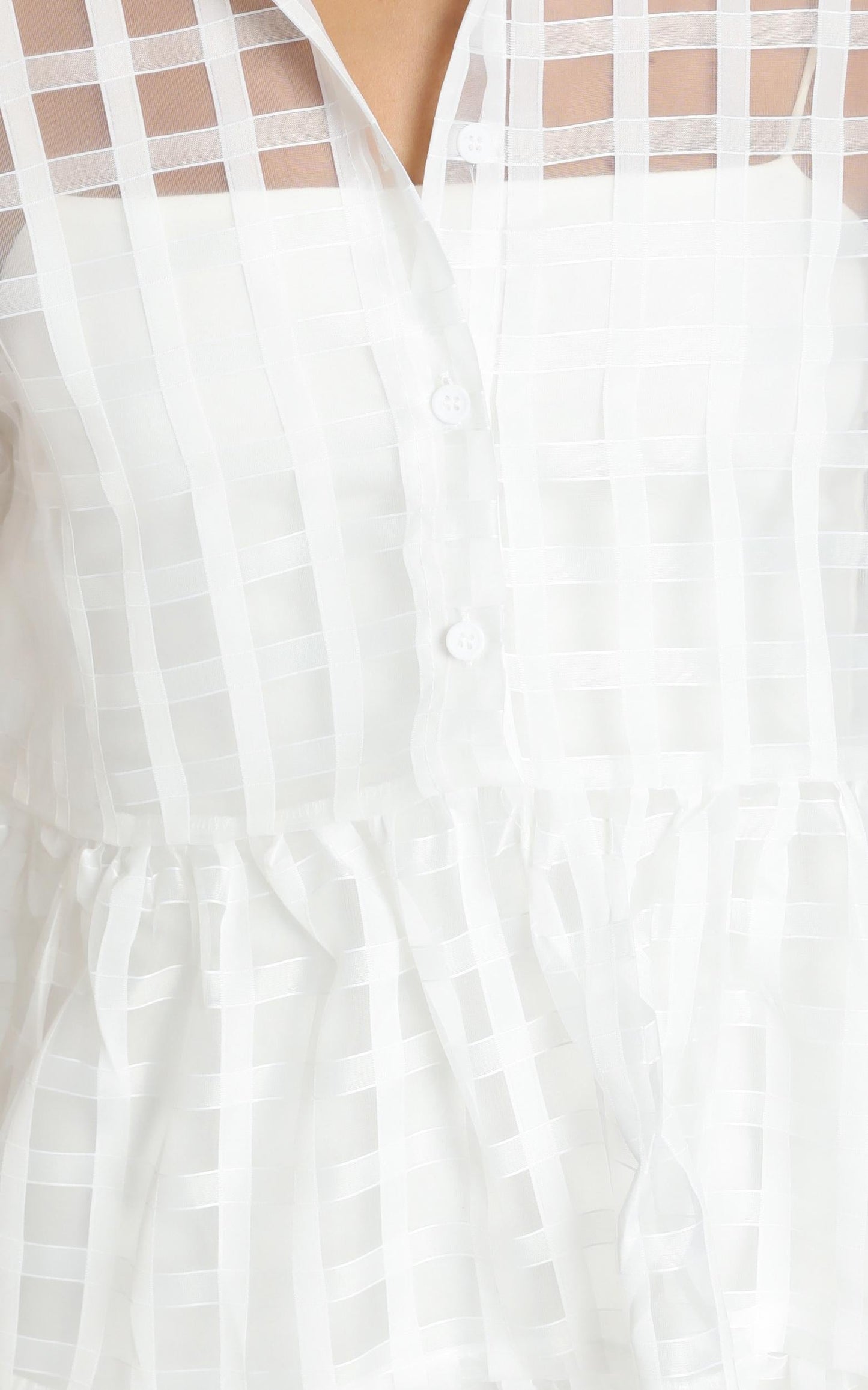 Bold Courage Dress in White