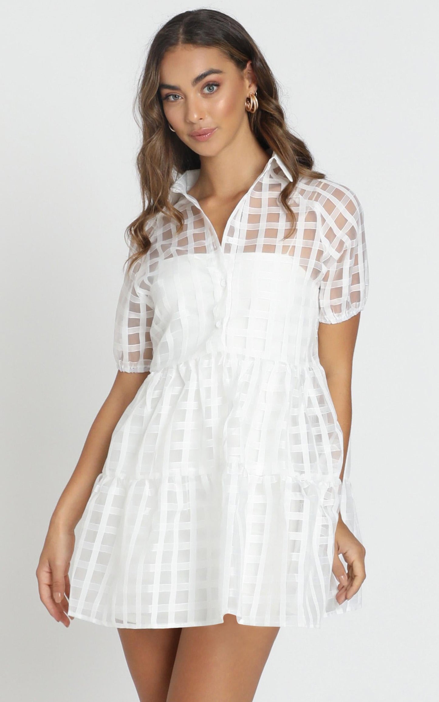 Bold Courage Dress in White