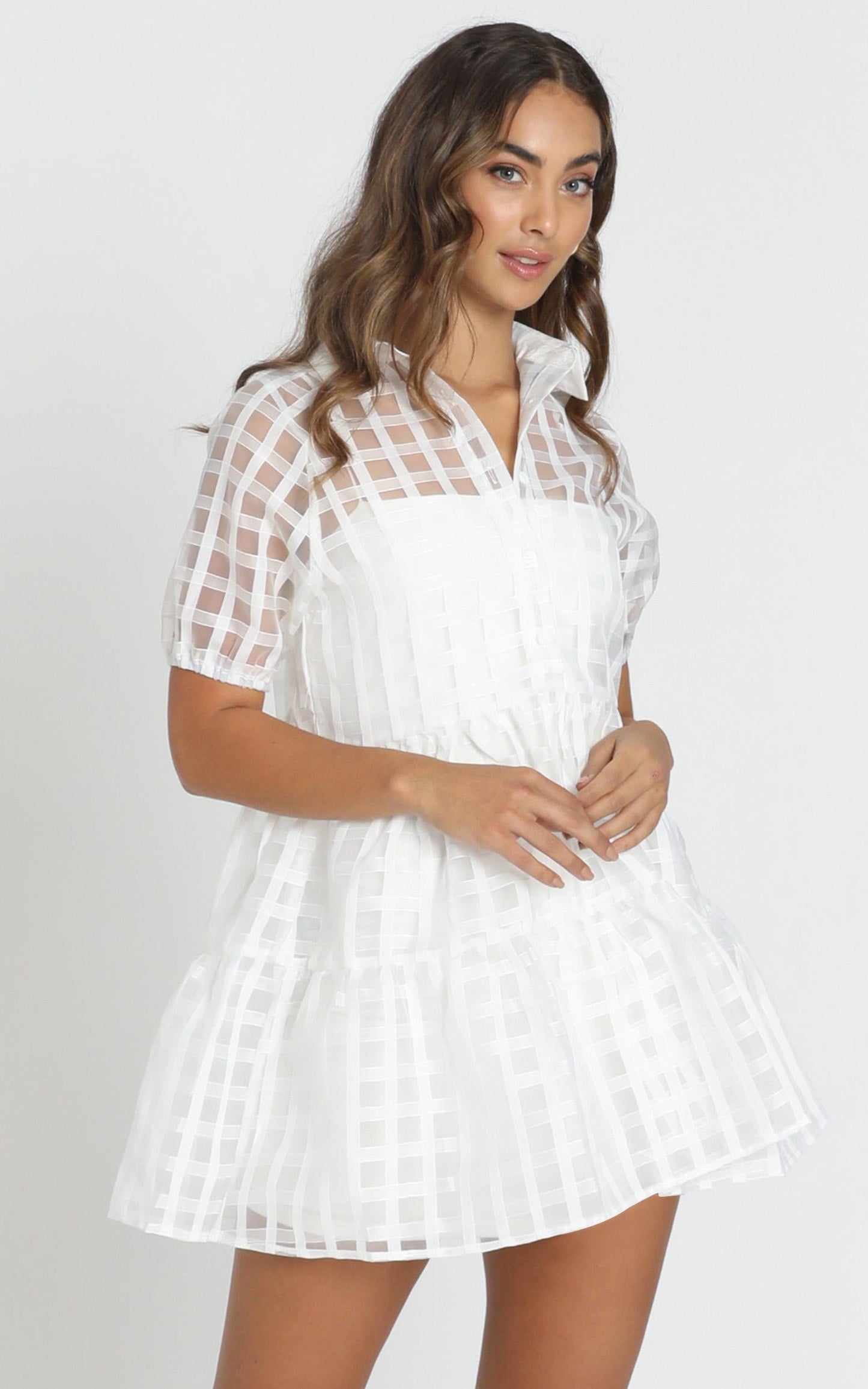 Bold Courage Dress in White