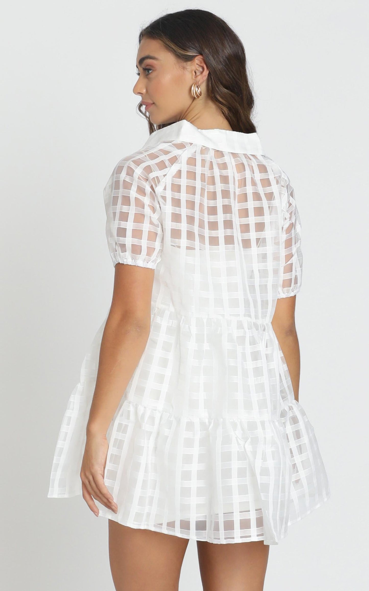 Bold Courage Dress in White