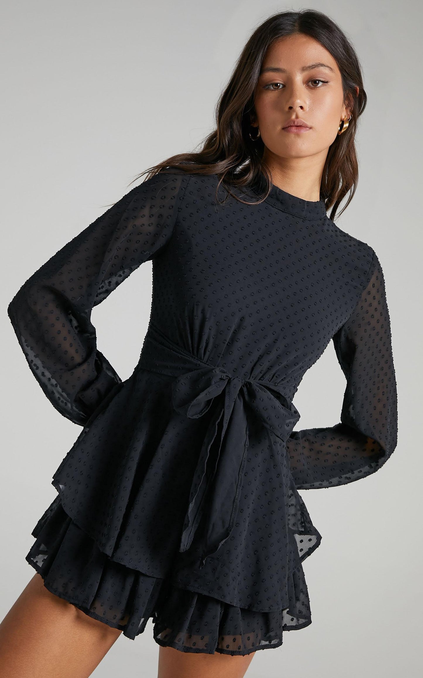 Bottom Of Your Heart Playsuit in Black