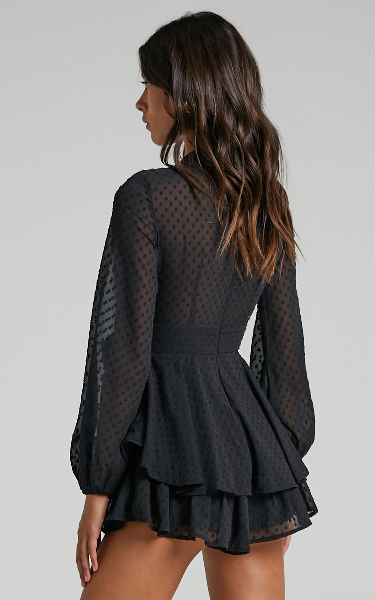 Bottom Of Your Heart Playsuit in Black