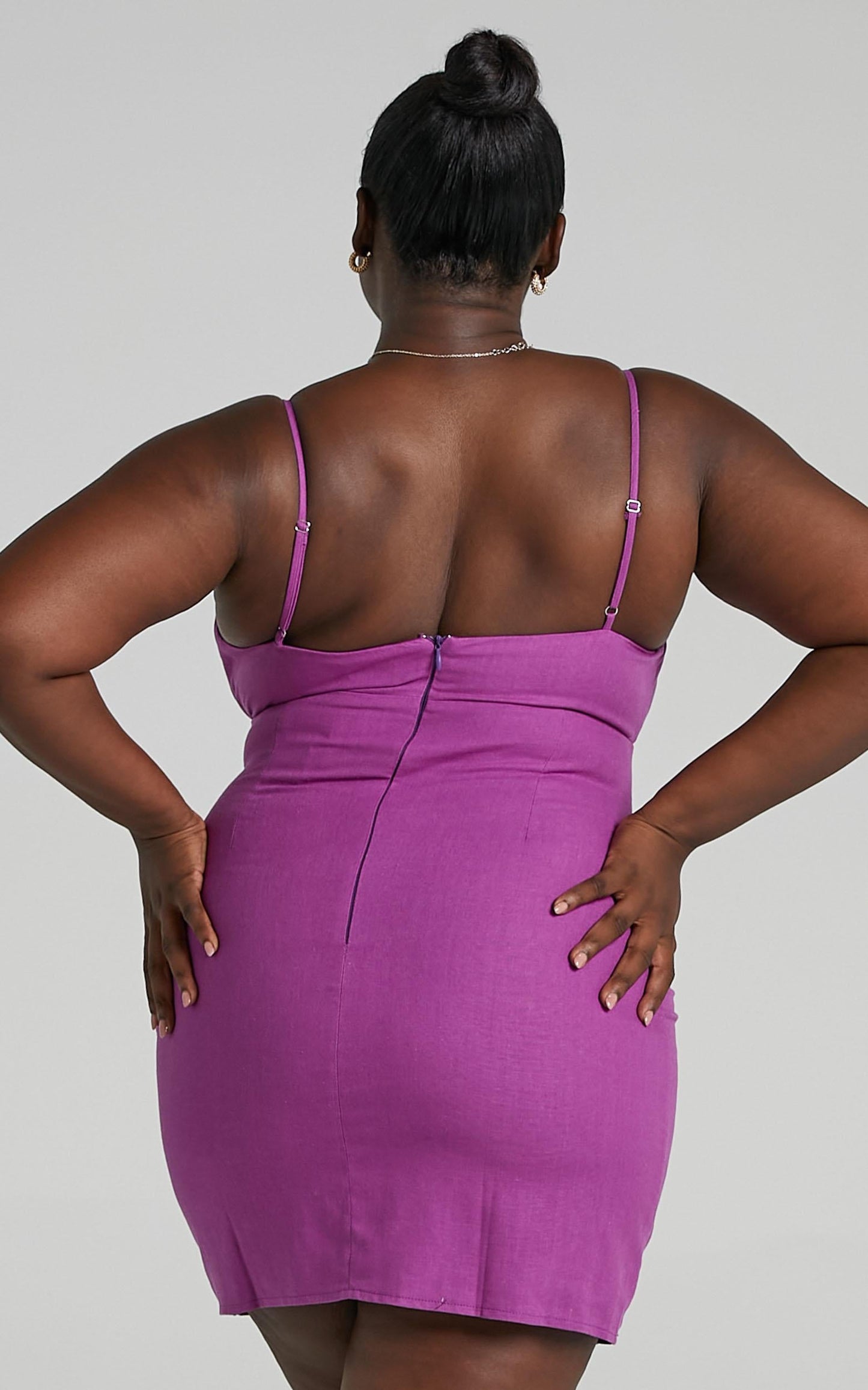 Break Free With Me Dress in Dark Orchid