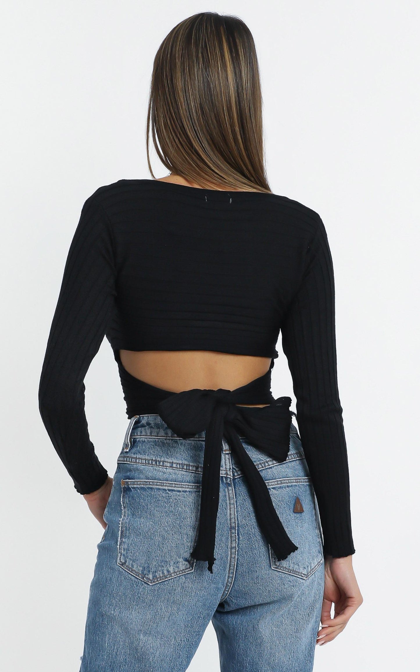 Brennan Knit Top in Black