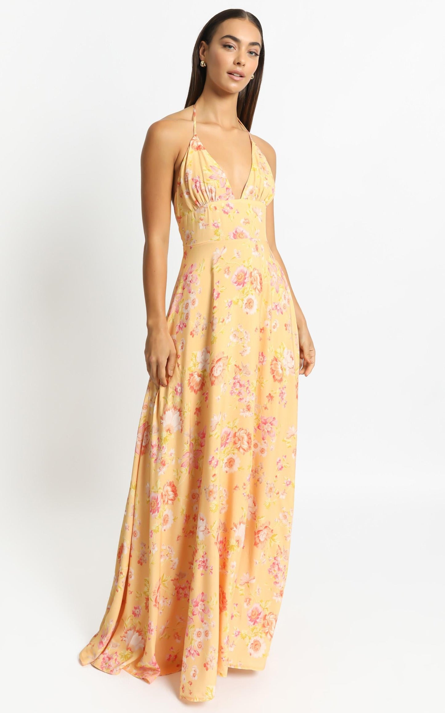 Bria Dress in Tuscan Spring