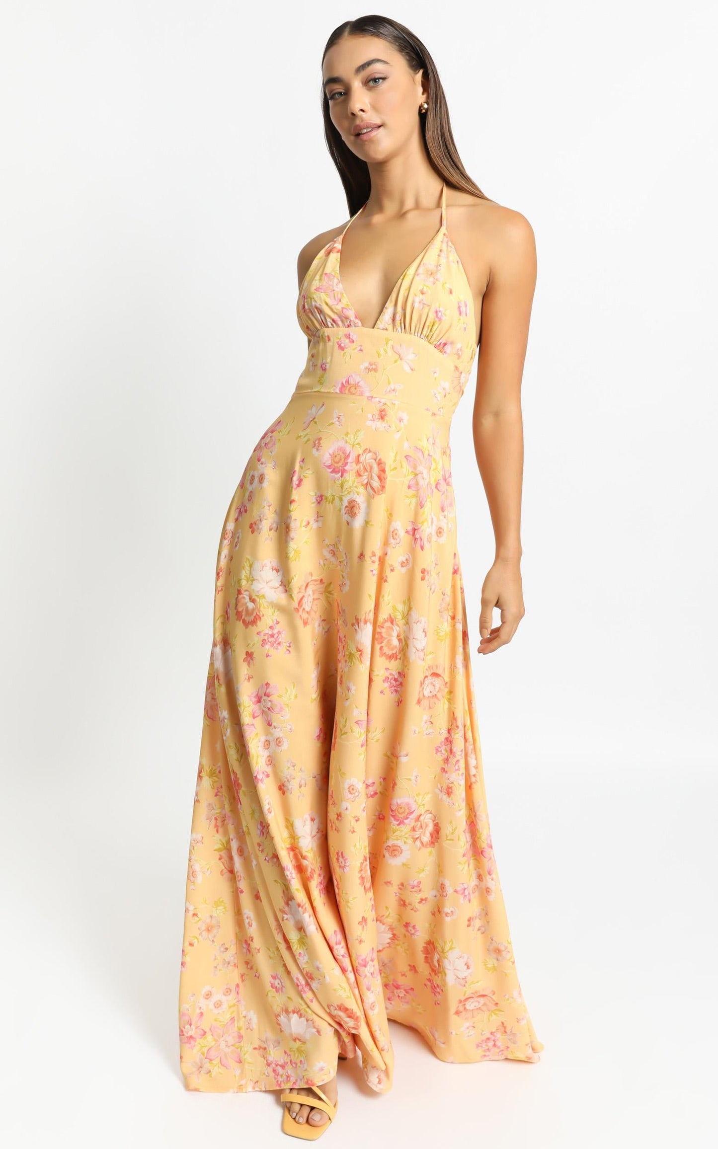 Bria Dress in Tuscan Spring