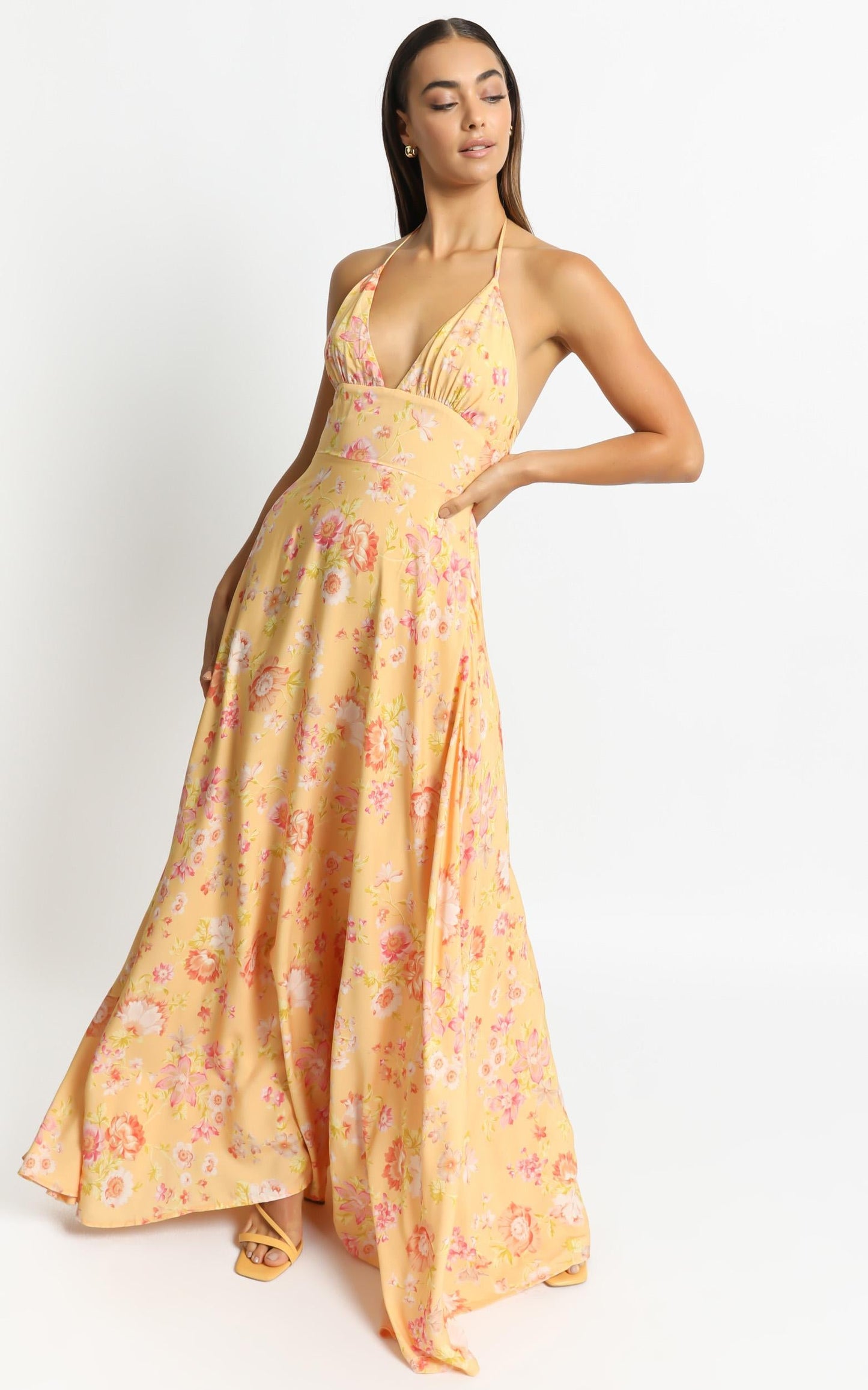 Bria Dress in Tuscan Spring