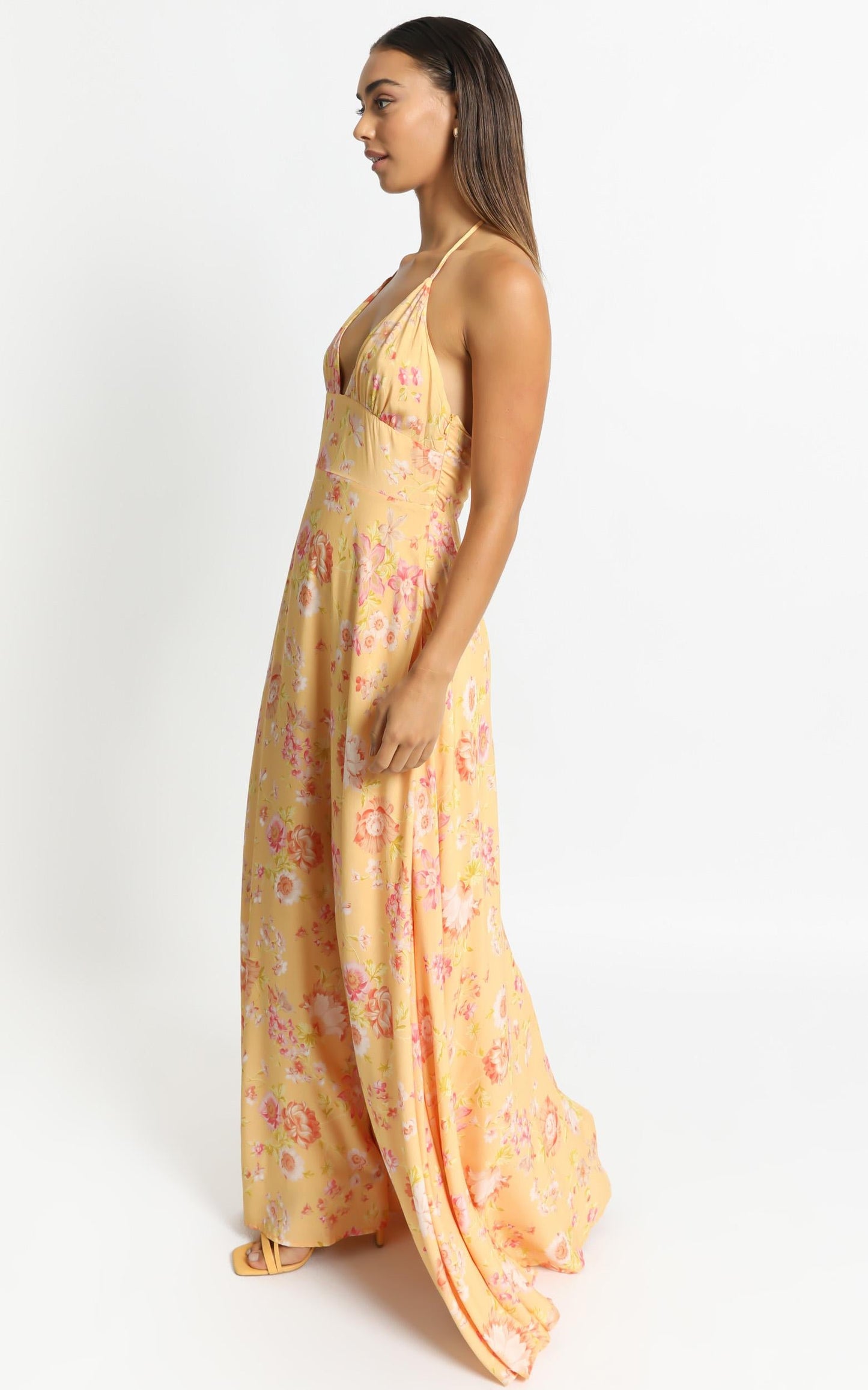 Bria Dress in Tuscan Spring