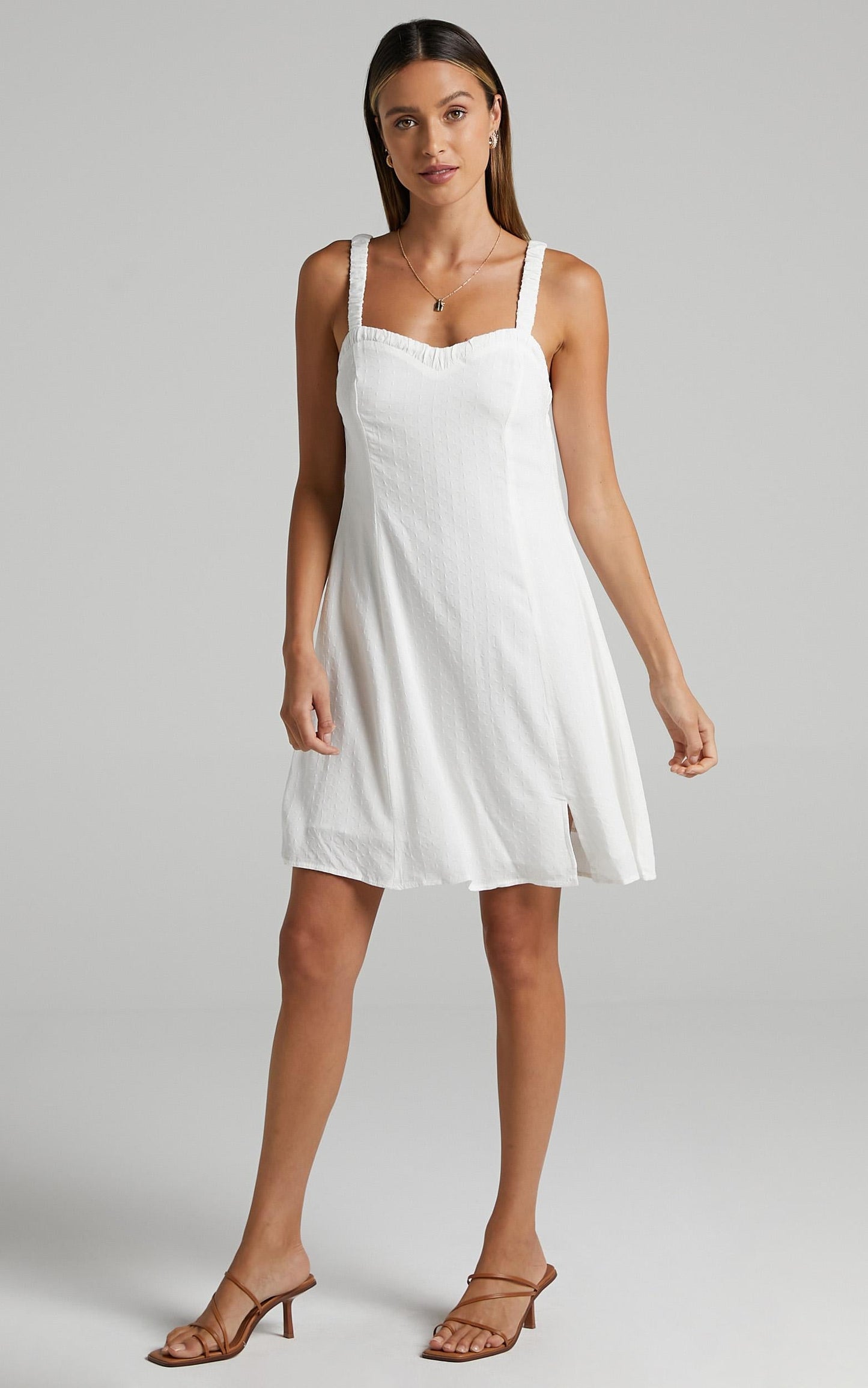 Brie Dress in White