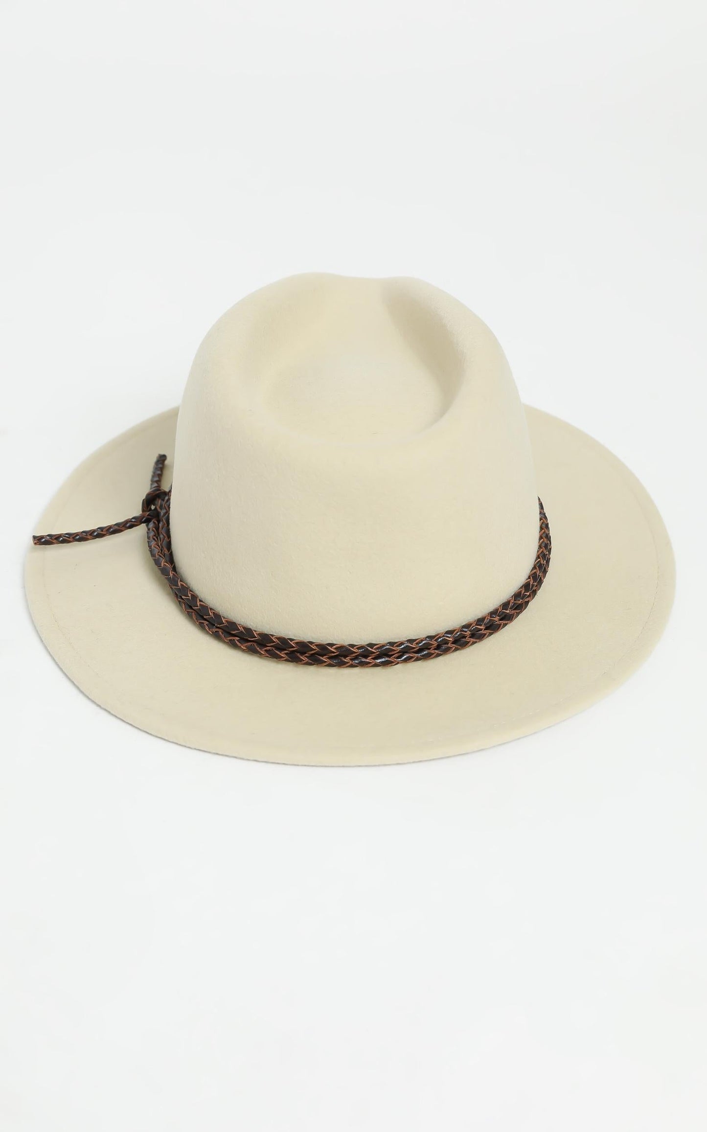 Brixton - Messer Fedora in Ivory