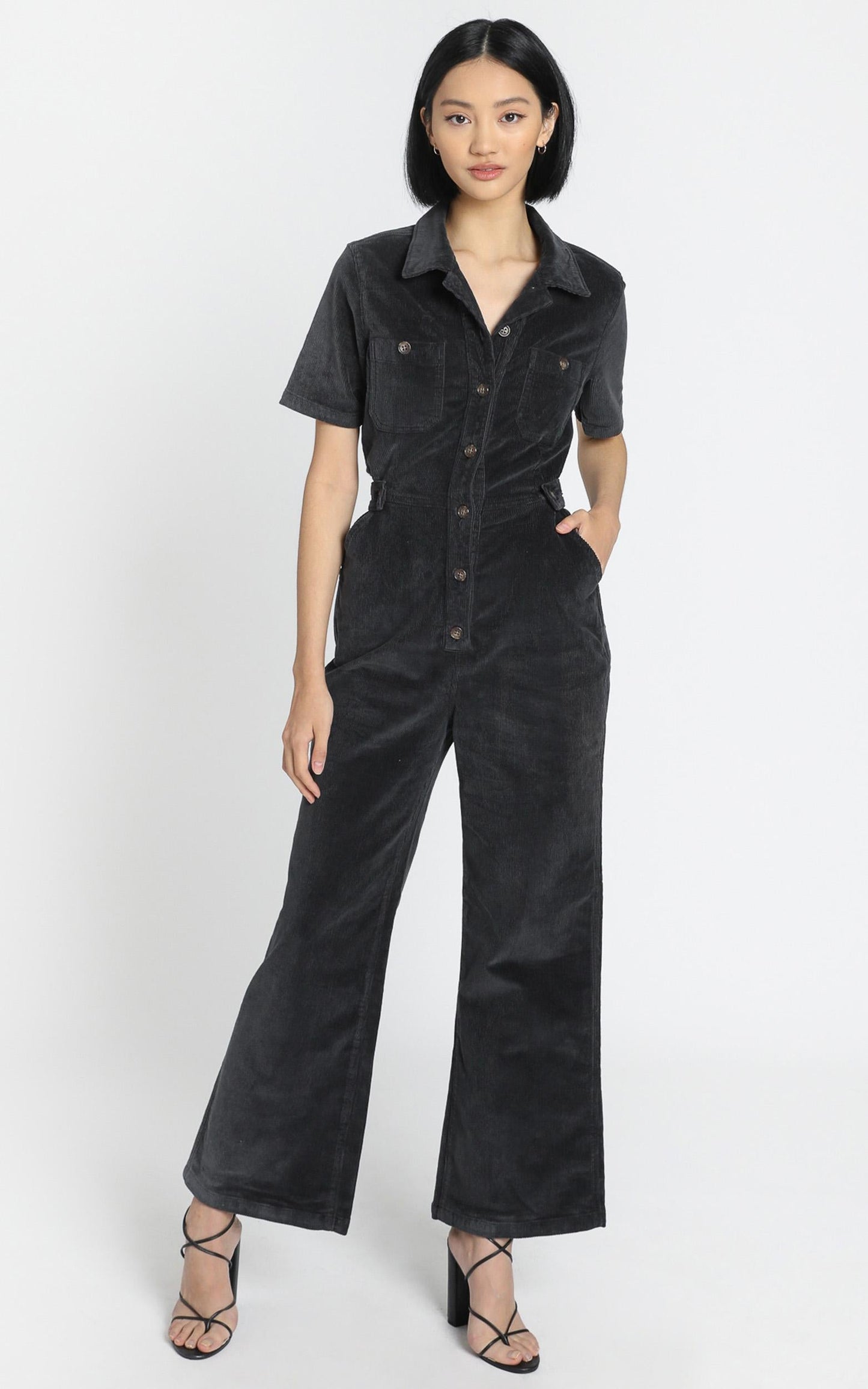 Wrangler - Broadways Jumpsuit in Midnight Black