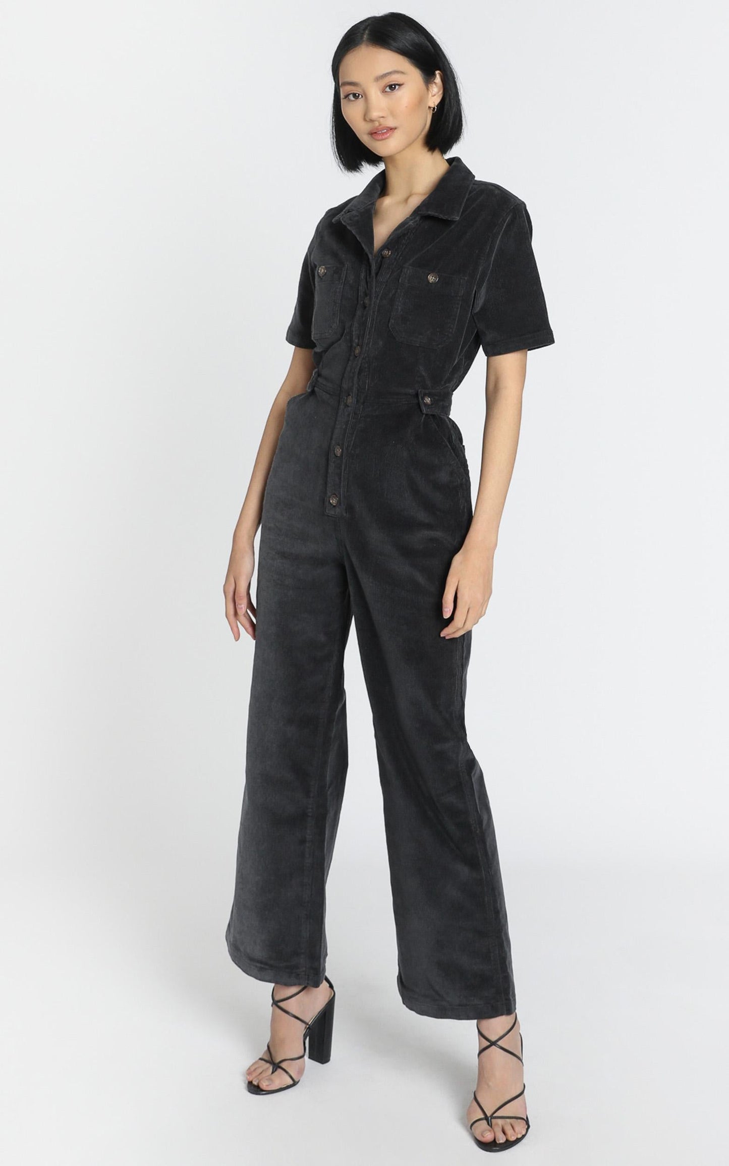 Wrangler - Broadways Jumpsuit in Midnight Black