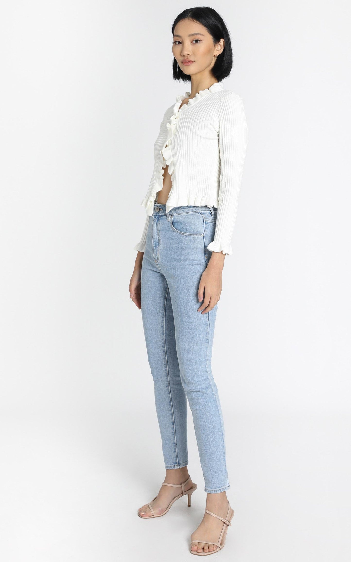 Broden Knit Top in White
