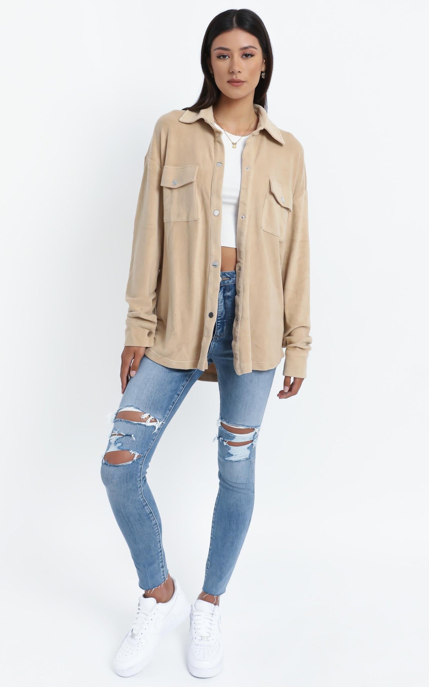 Nikola Shirt in Beige