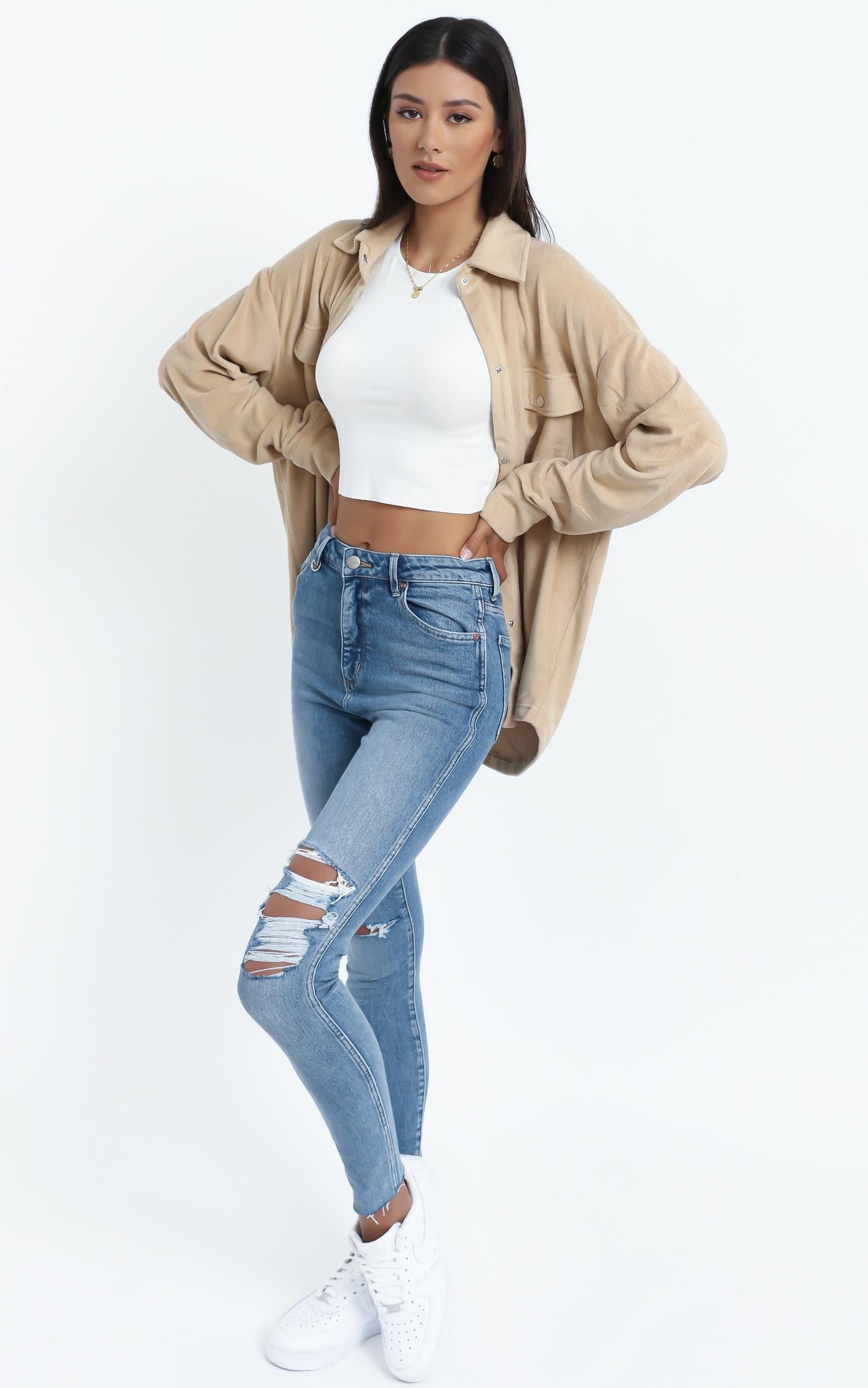 Nikola Shirt in Beige