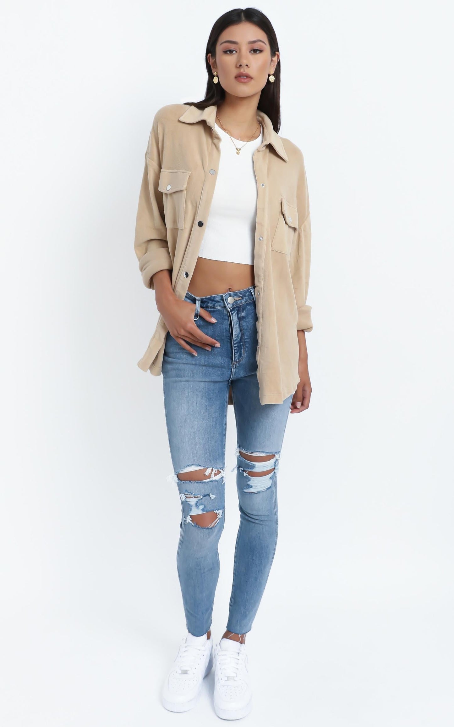 Nikola Shirt in Beige