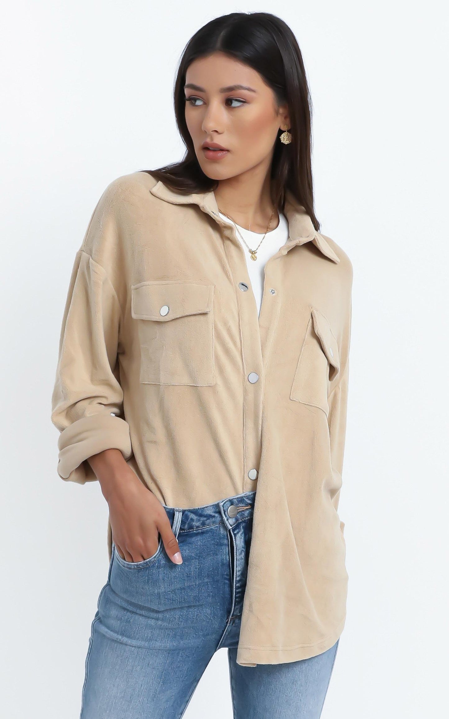 Nikola Shirt in Beige