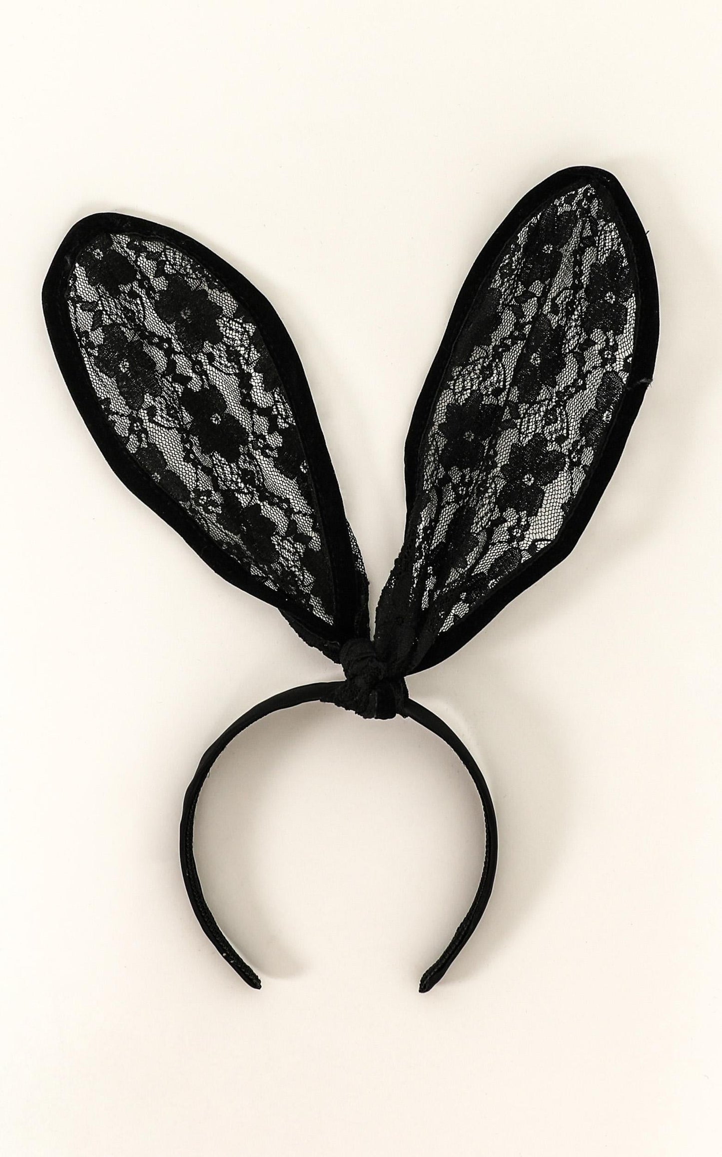 Bunny Ears In Black Lace
