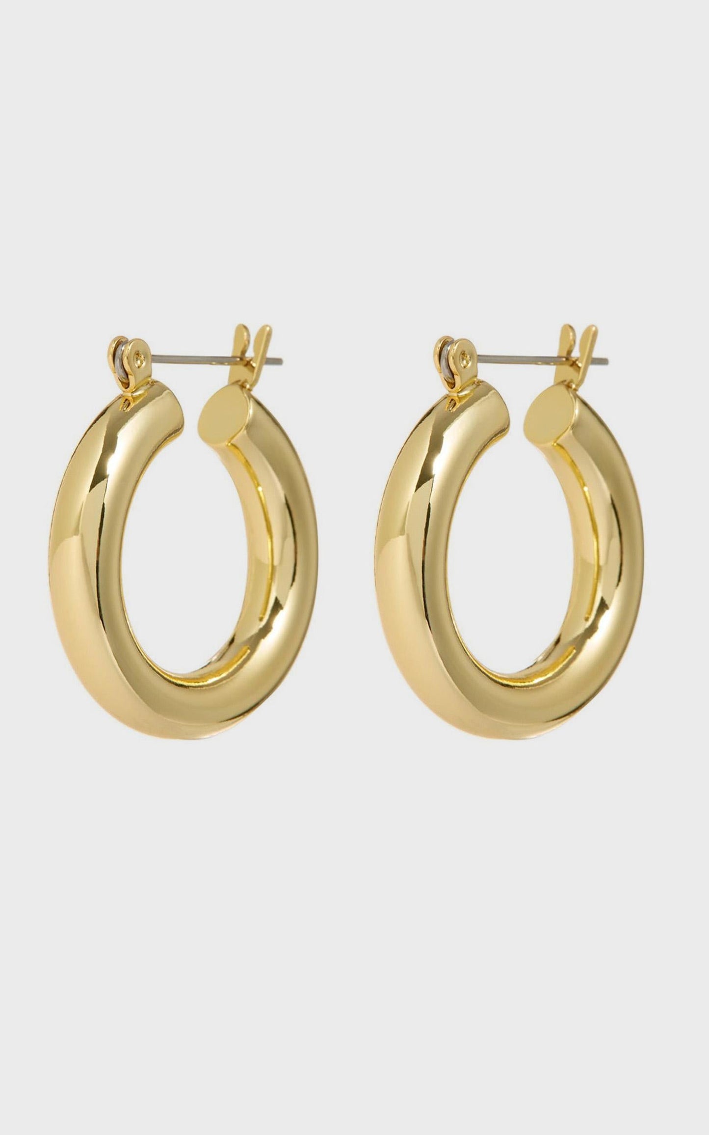 Luv AJ - The Baby Amalfi Tube Hoops in Gold