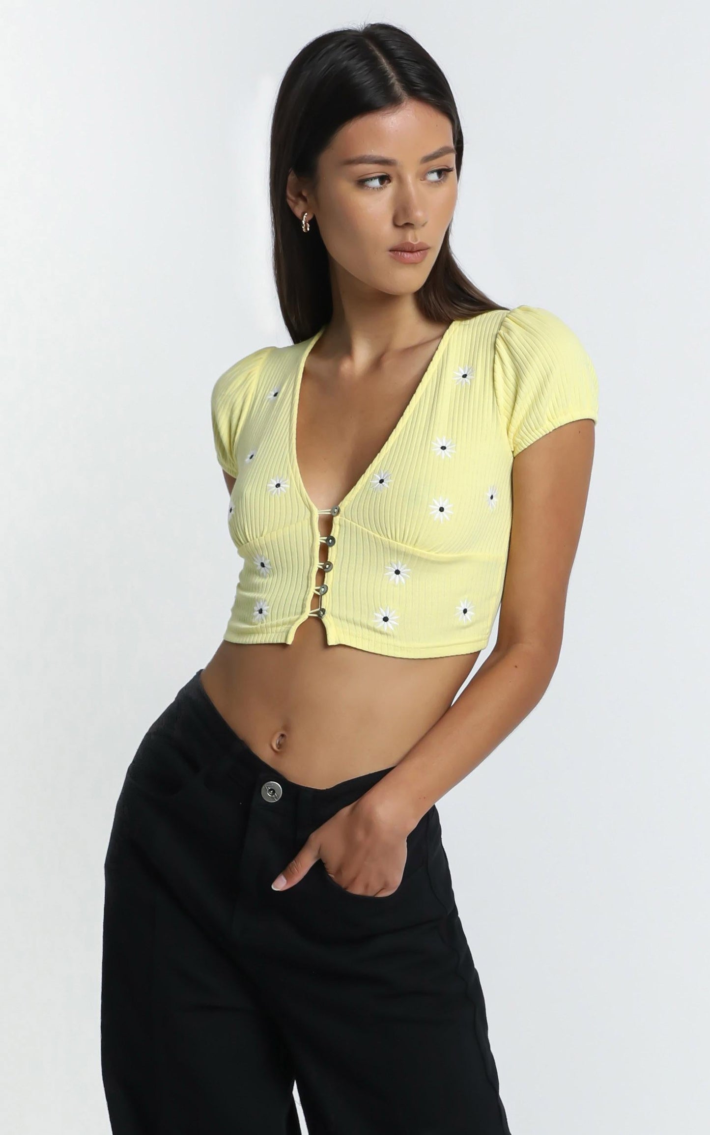 Cadence Top in Yellow