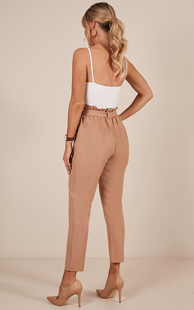 Work Up Pants in Camel