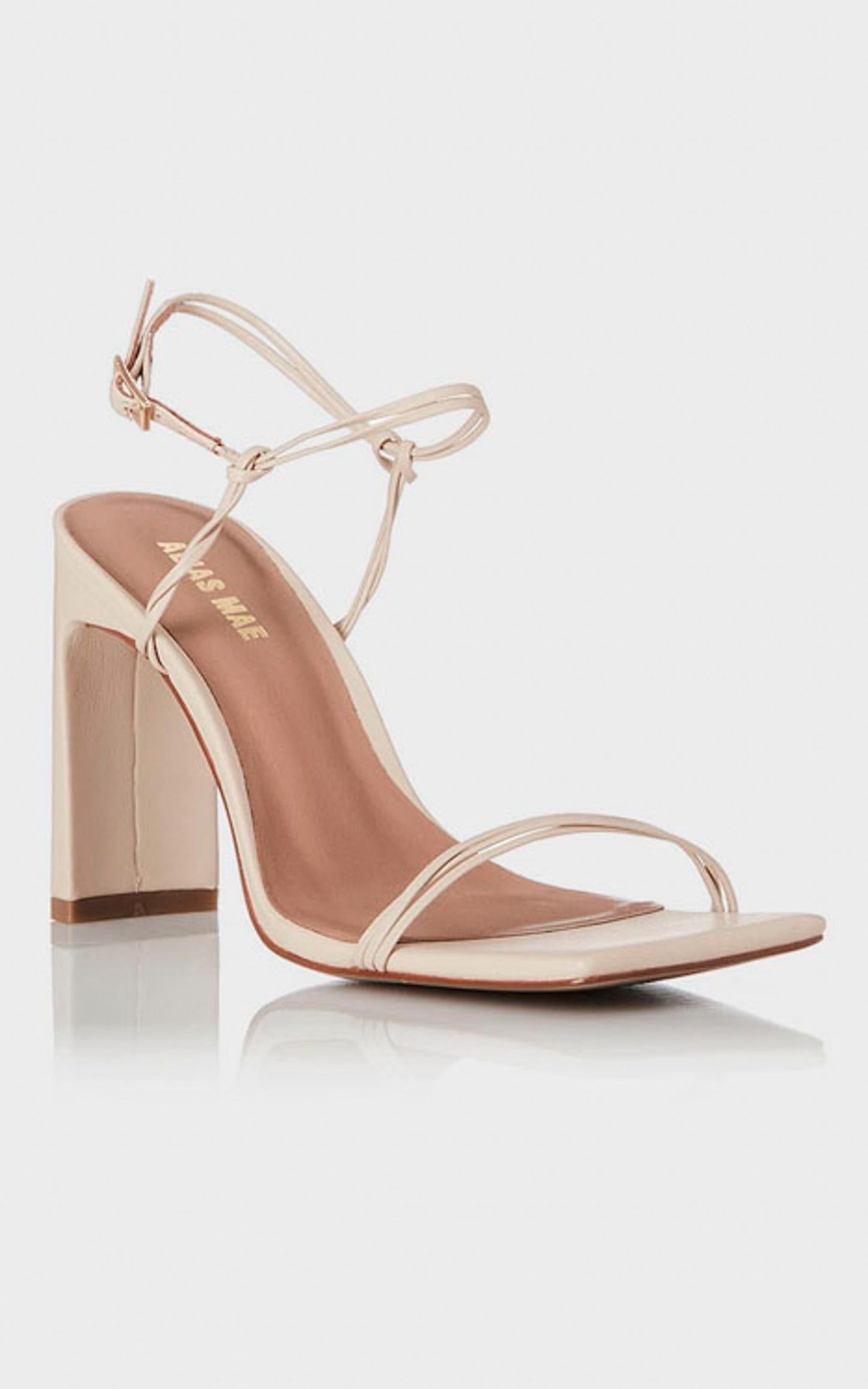 Alias Mae - Camellia Heels in Bone Leather