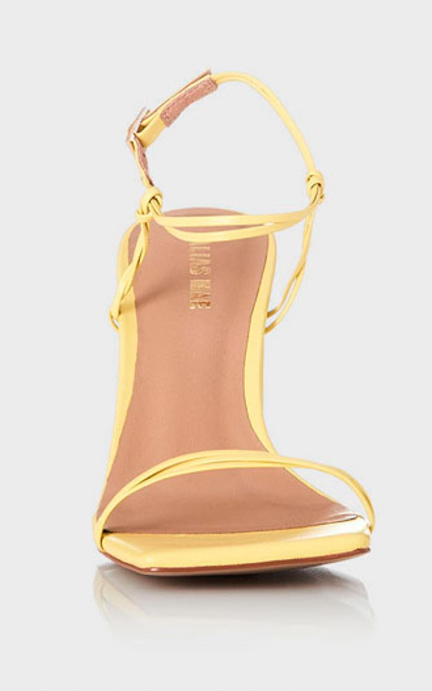 Alias Mae - Camellia Heels in Yellow Leather