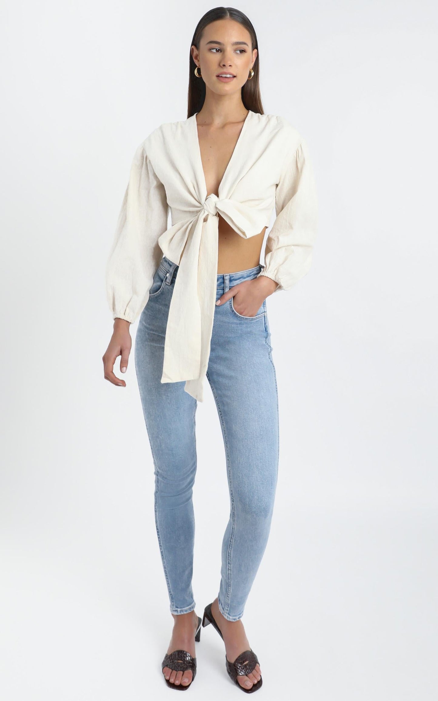 Camilla Top in Cream