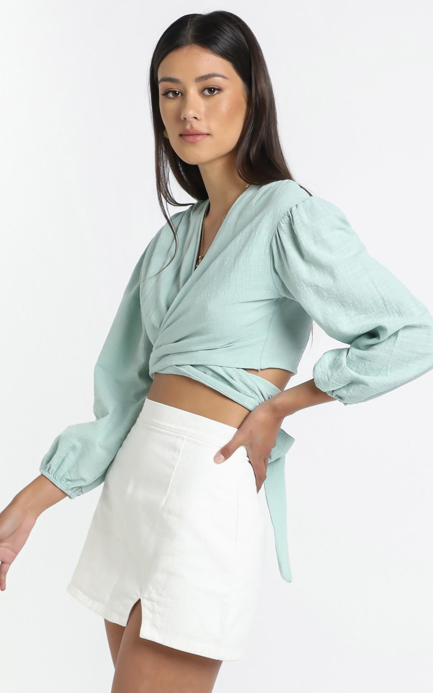 Camilla Top in Sage