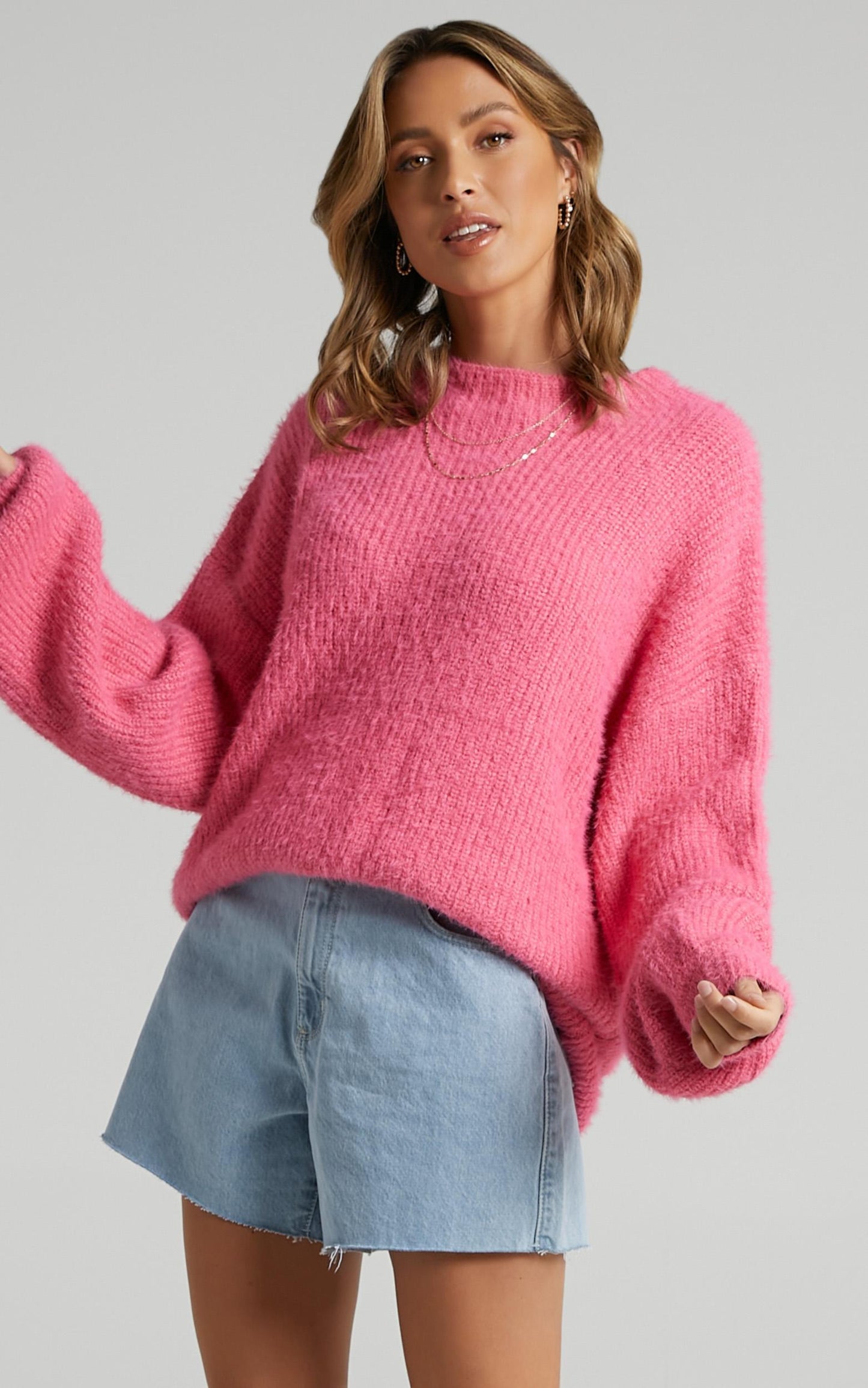 Elle Woods Knit Jumper in Candyfloss