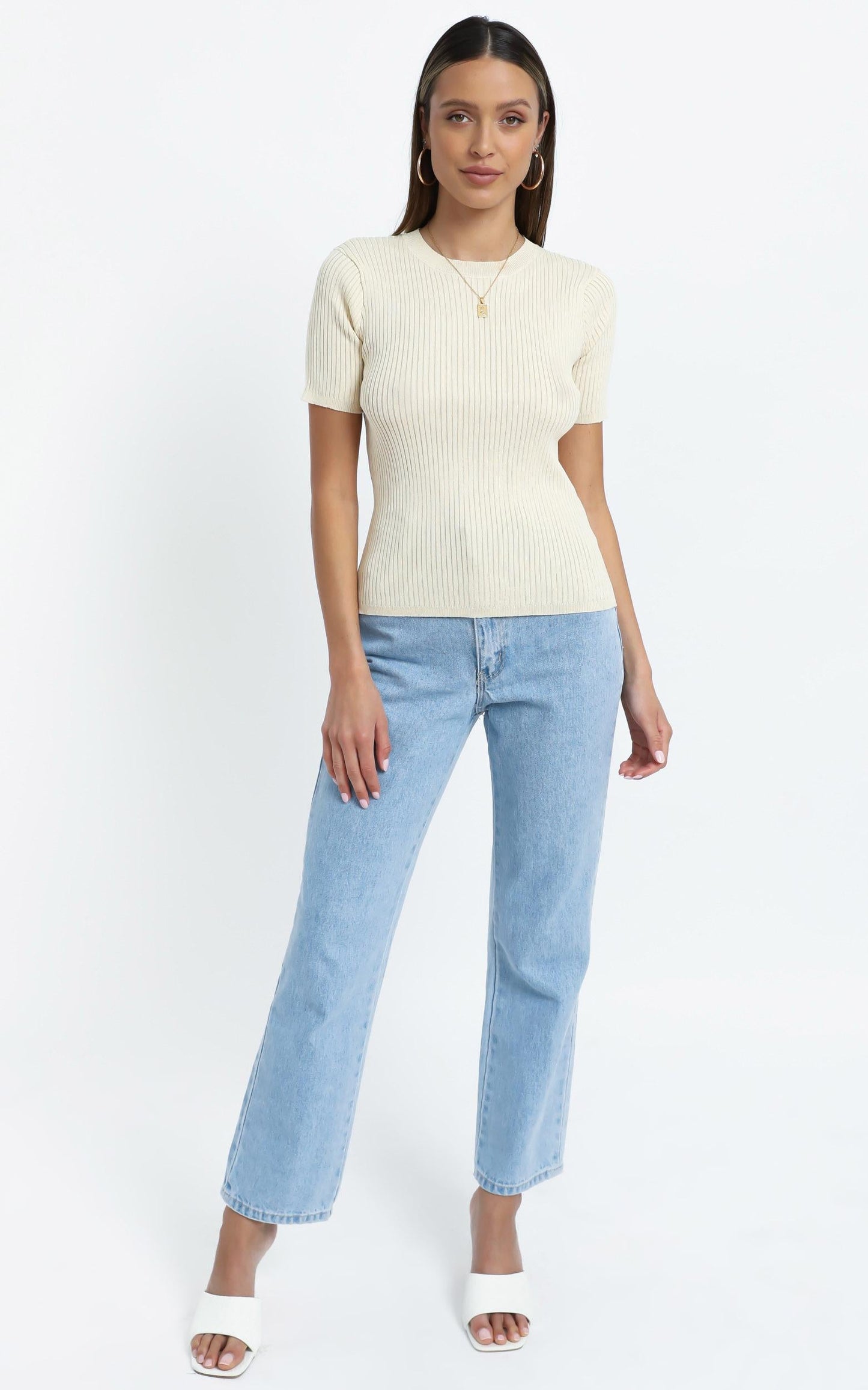Carla top in Cream