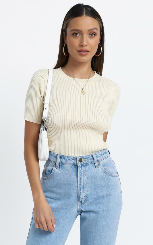 Carla top in Cream