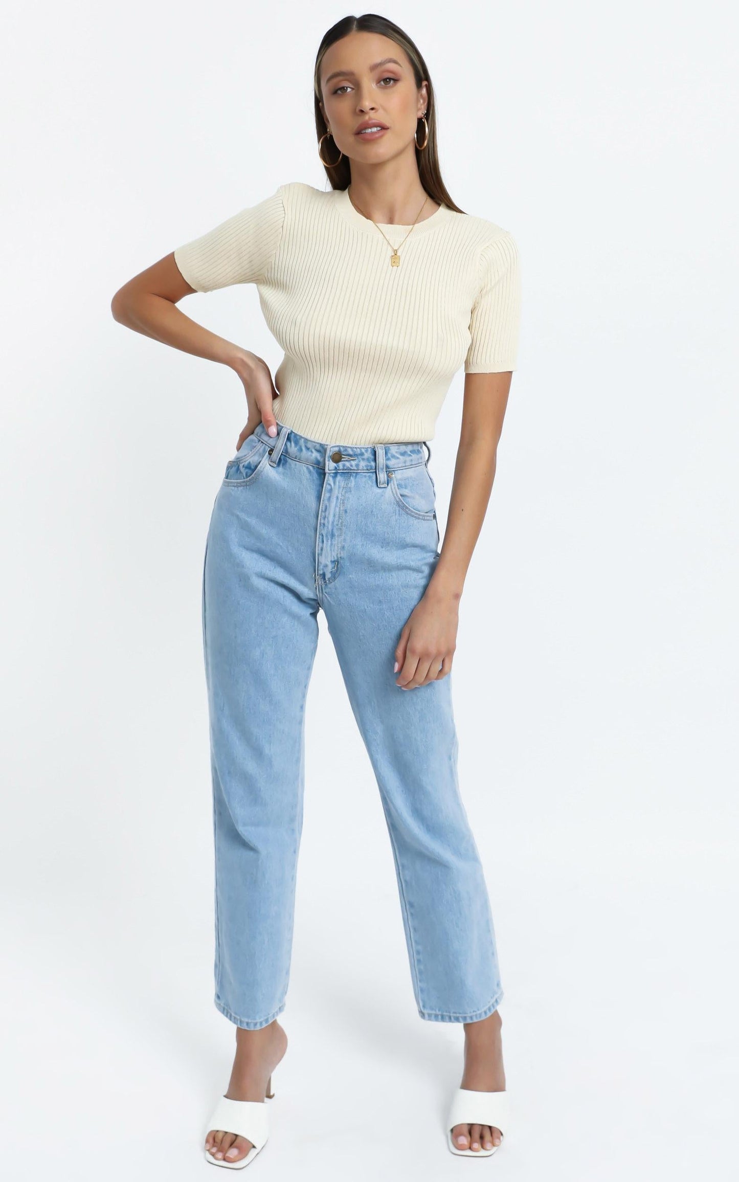 Carla top in Cream