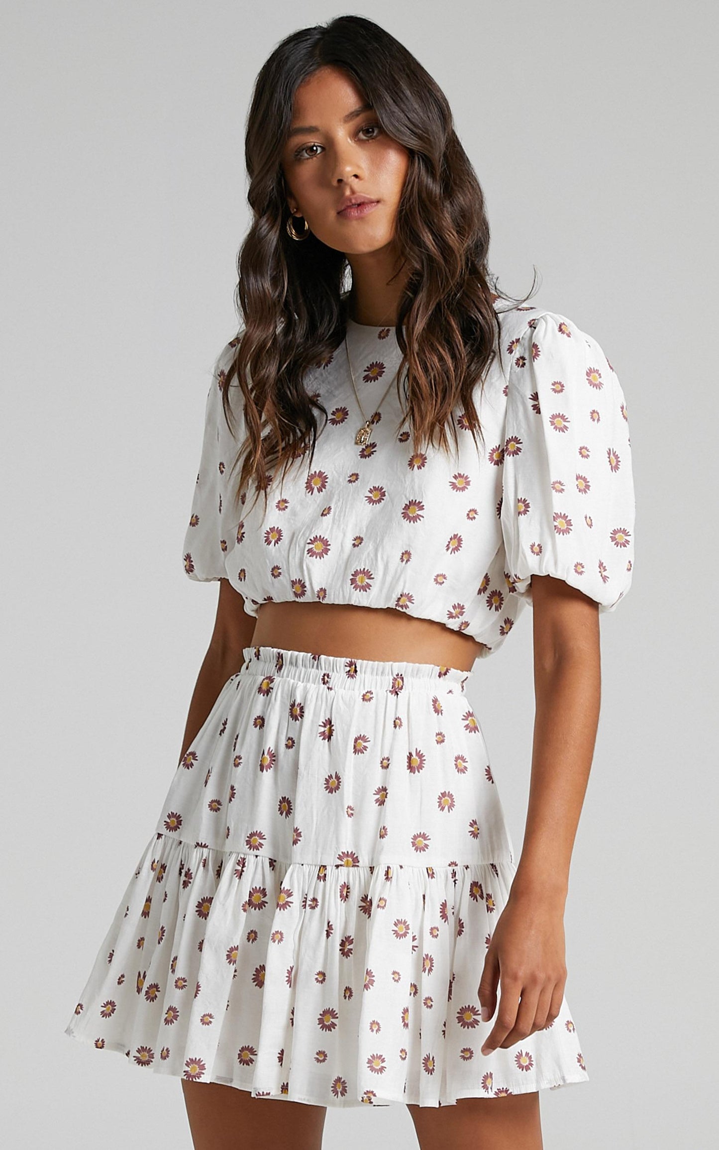 Carmentis Skirt in Blush Floral