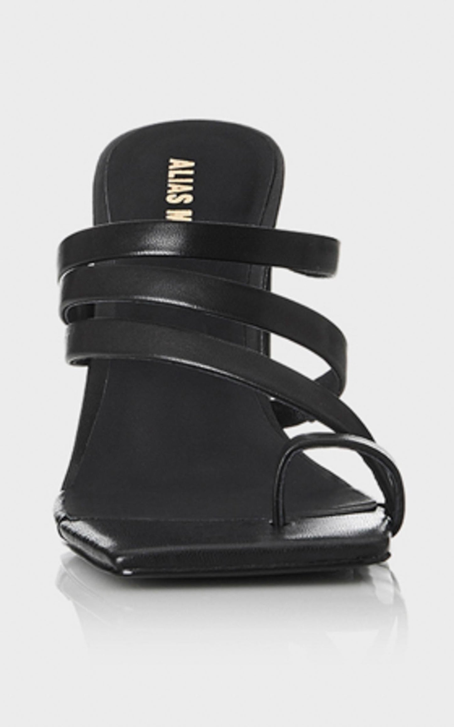 Alias Mae - Carrie Heels in Black Leather