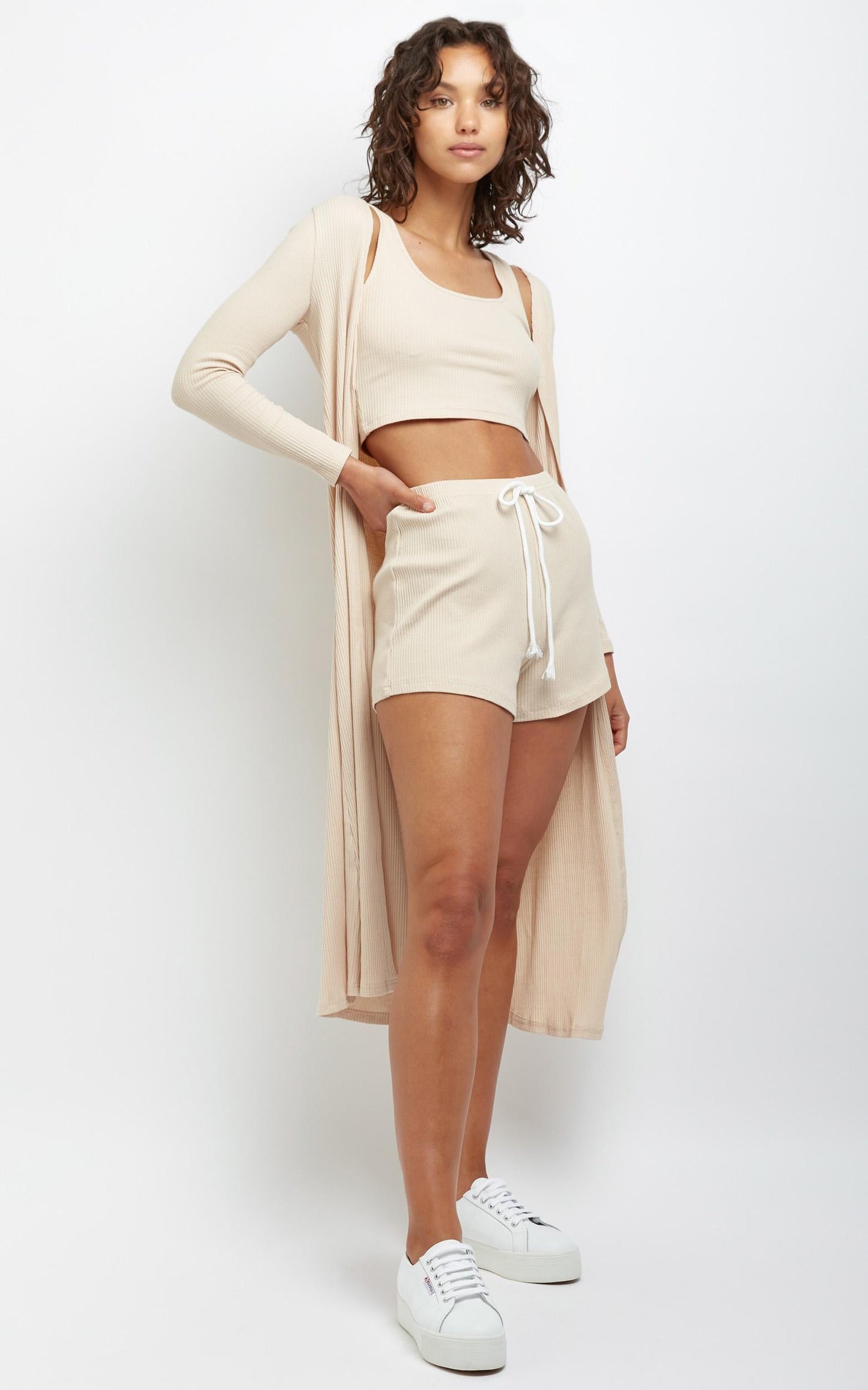 Carson Three Piece Set in Beige