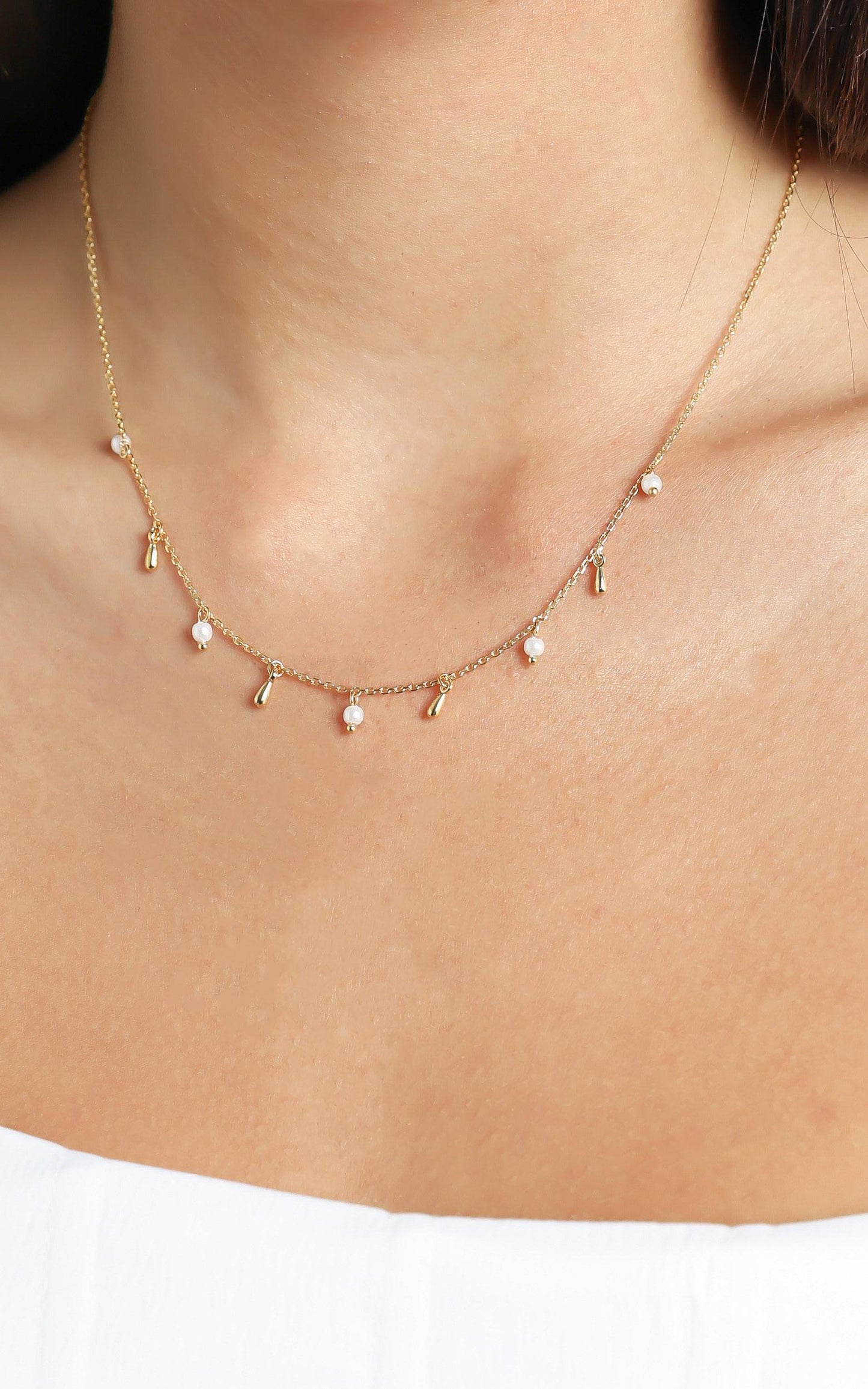 Jolie & Deen - Cassandra Necklace in Gold