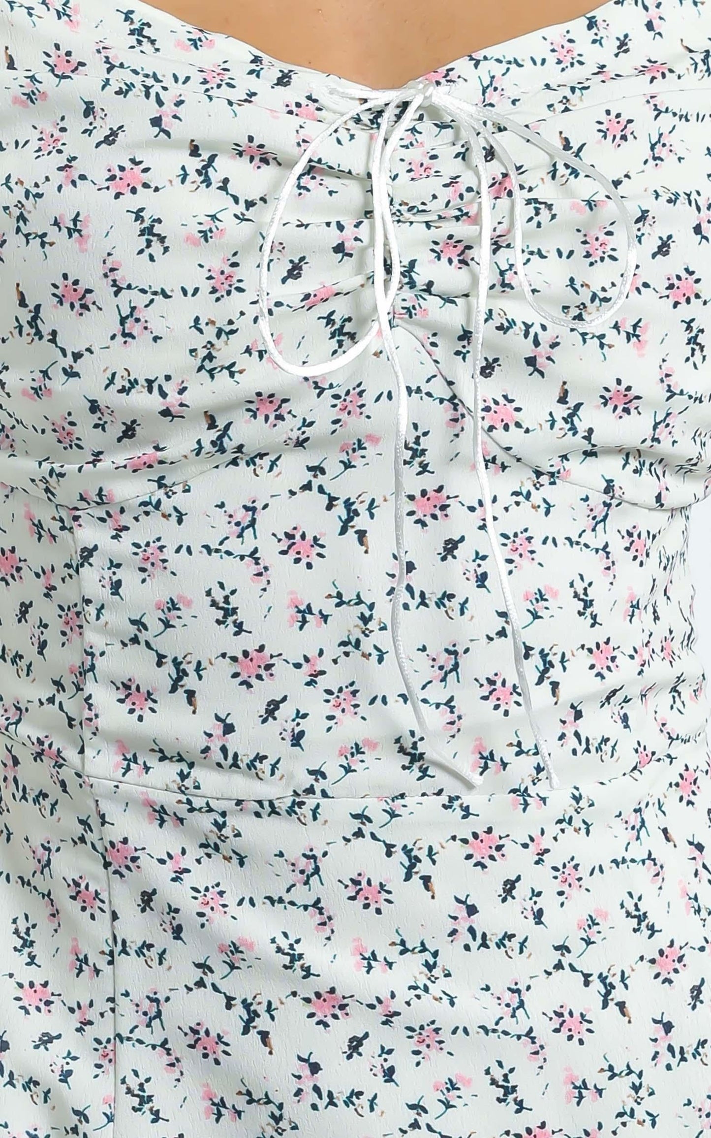 Catalina Dress in White Floral