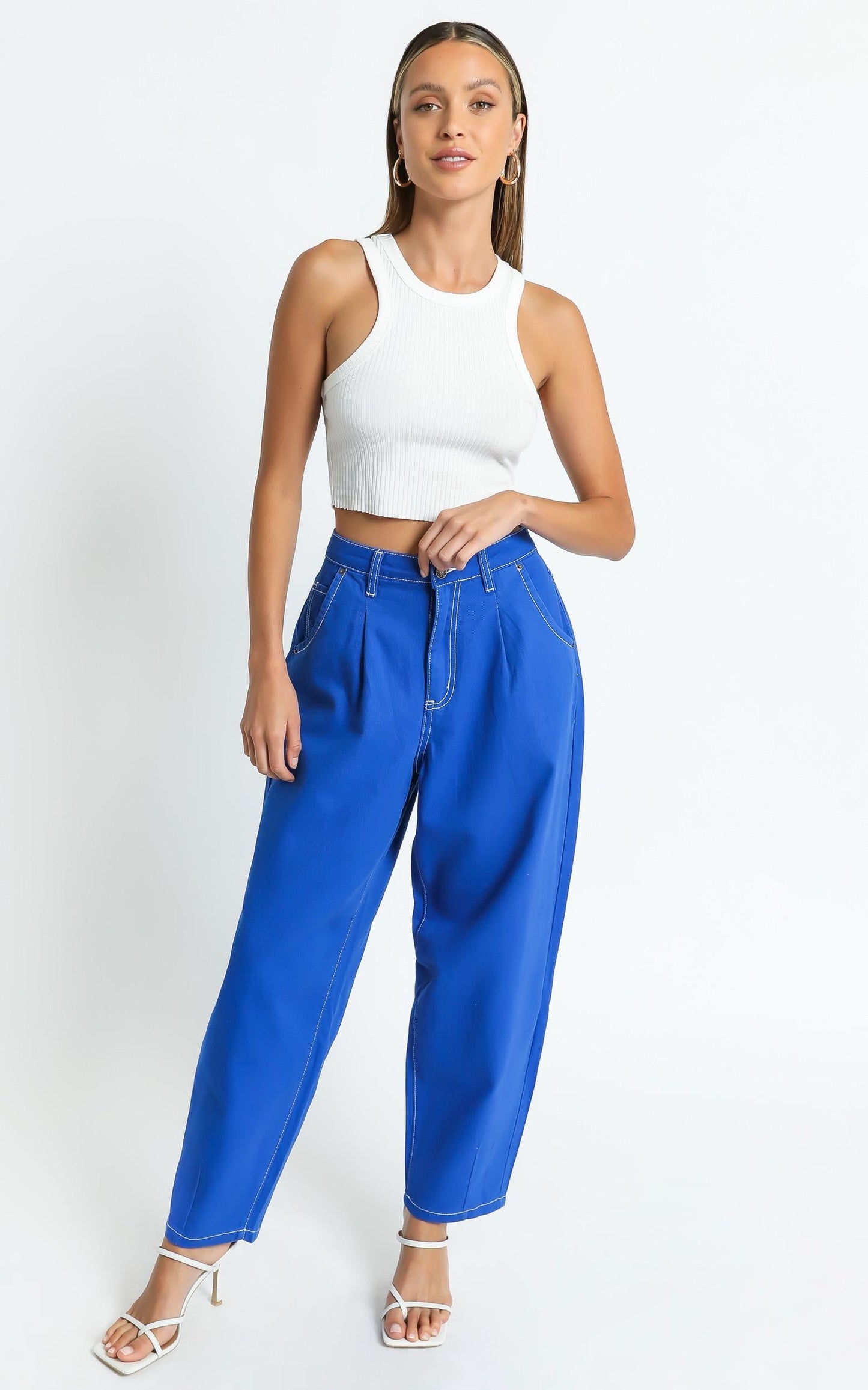 Lioness - On My Way Denim Jean in Cobalt Blue
