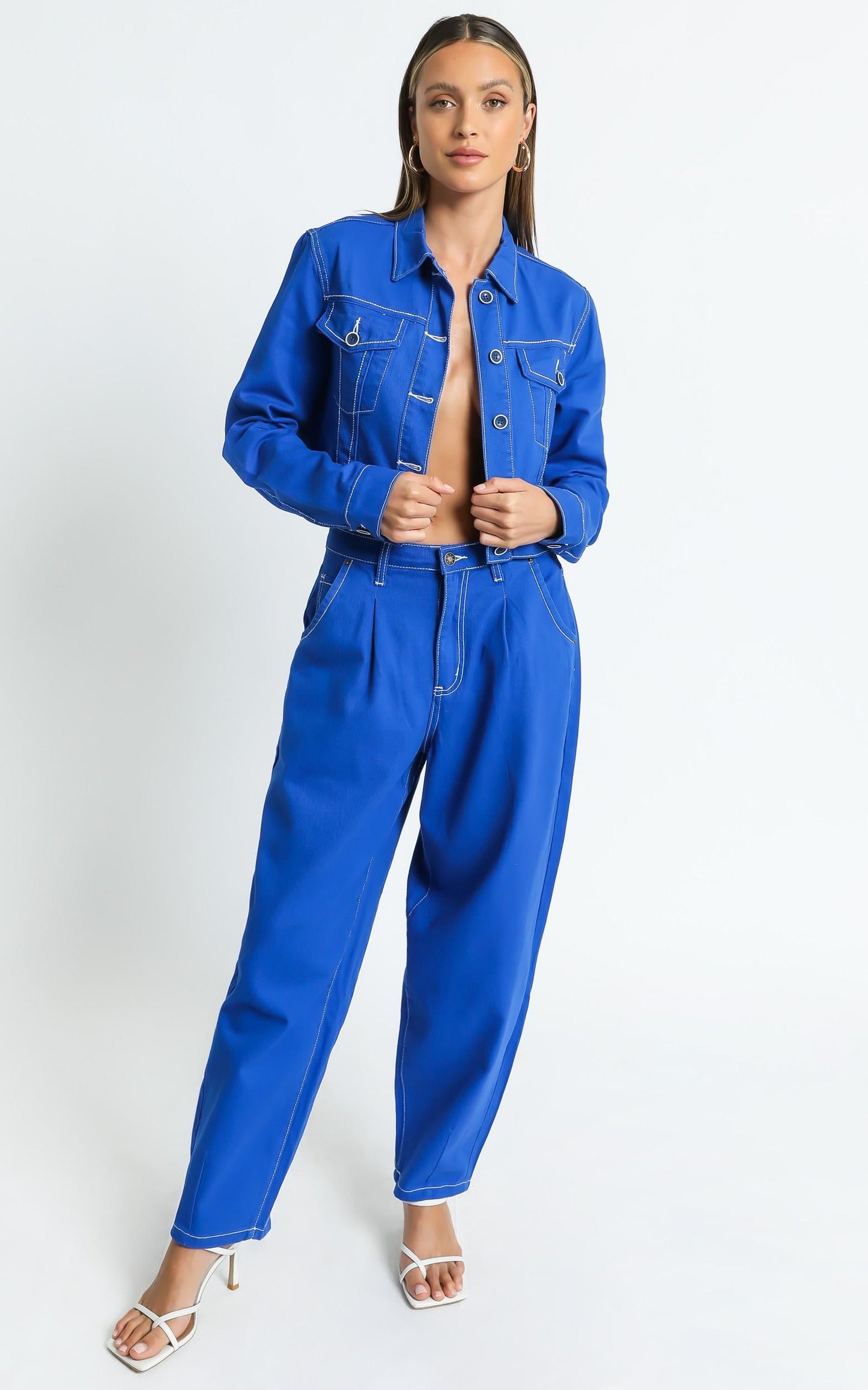 Lioness - On My Way Denim Jean in Cobalt Blue