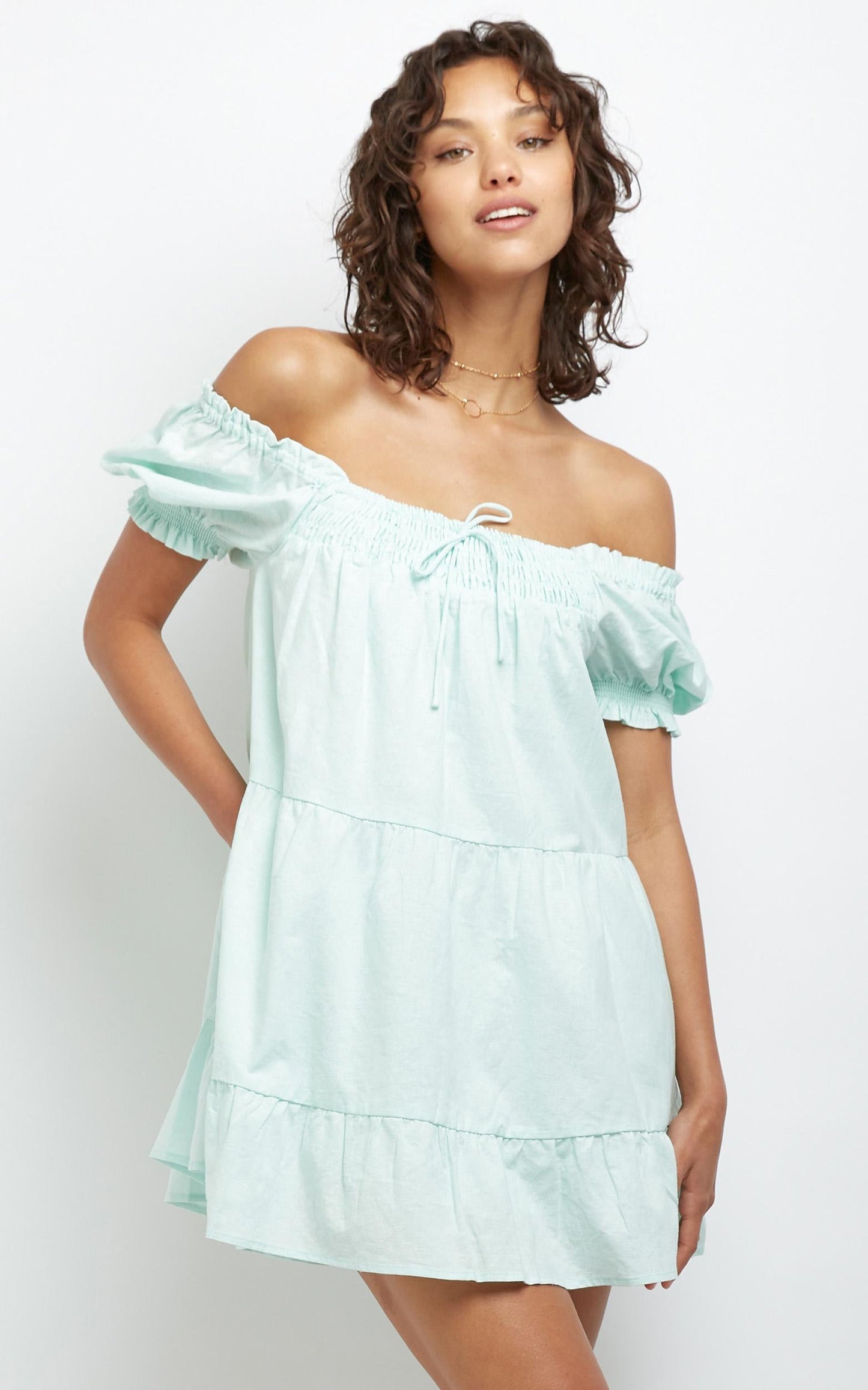 Spring Creek Dress in Mint