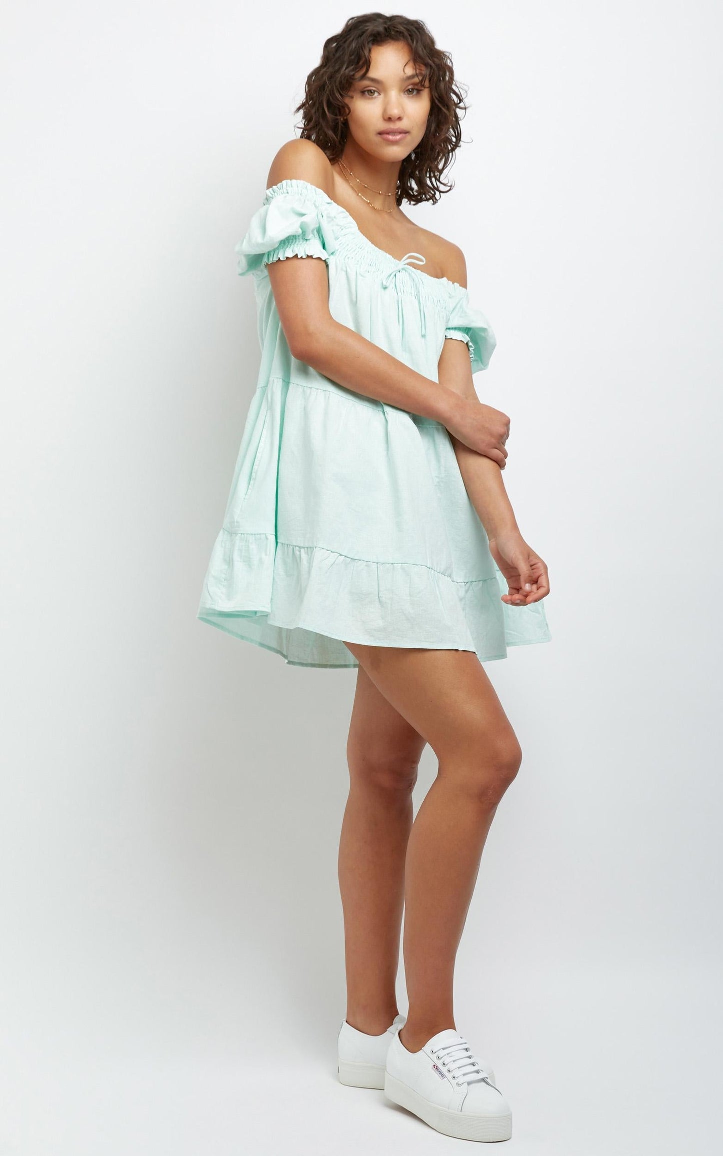 Spring Creek Dress in Mint