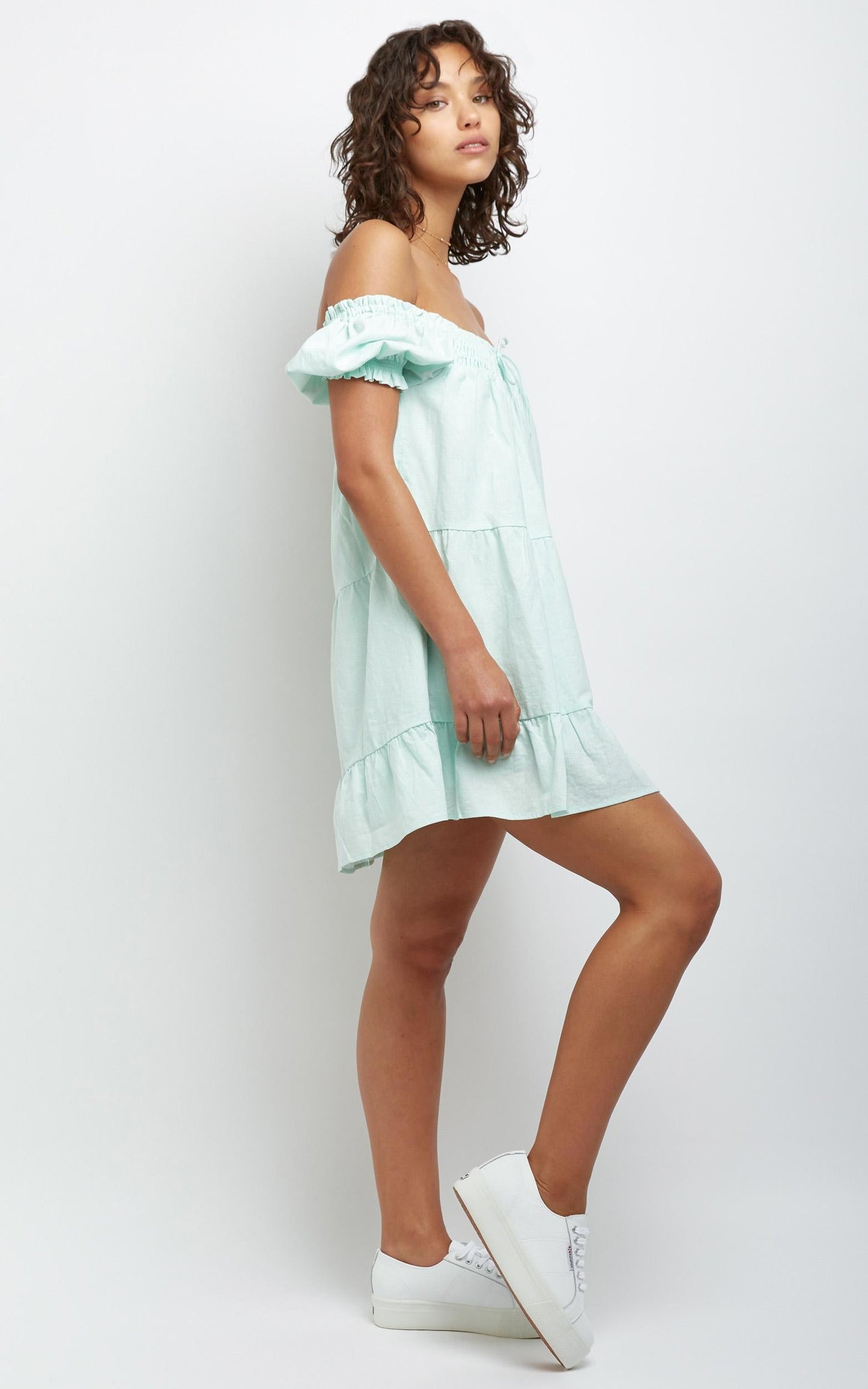 Spring Creek Dress in Mint