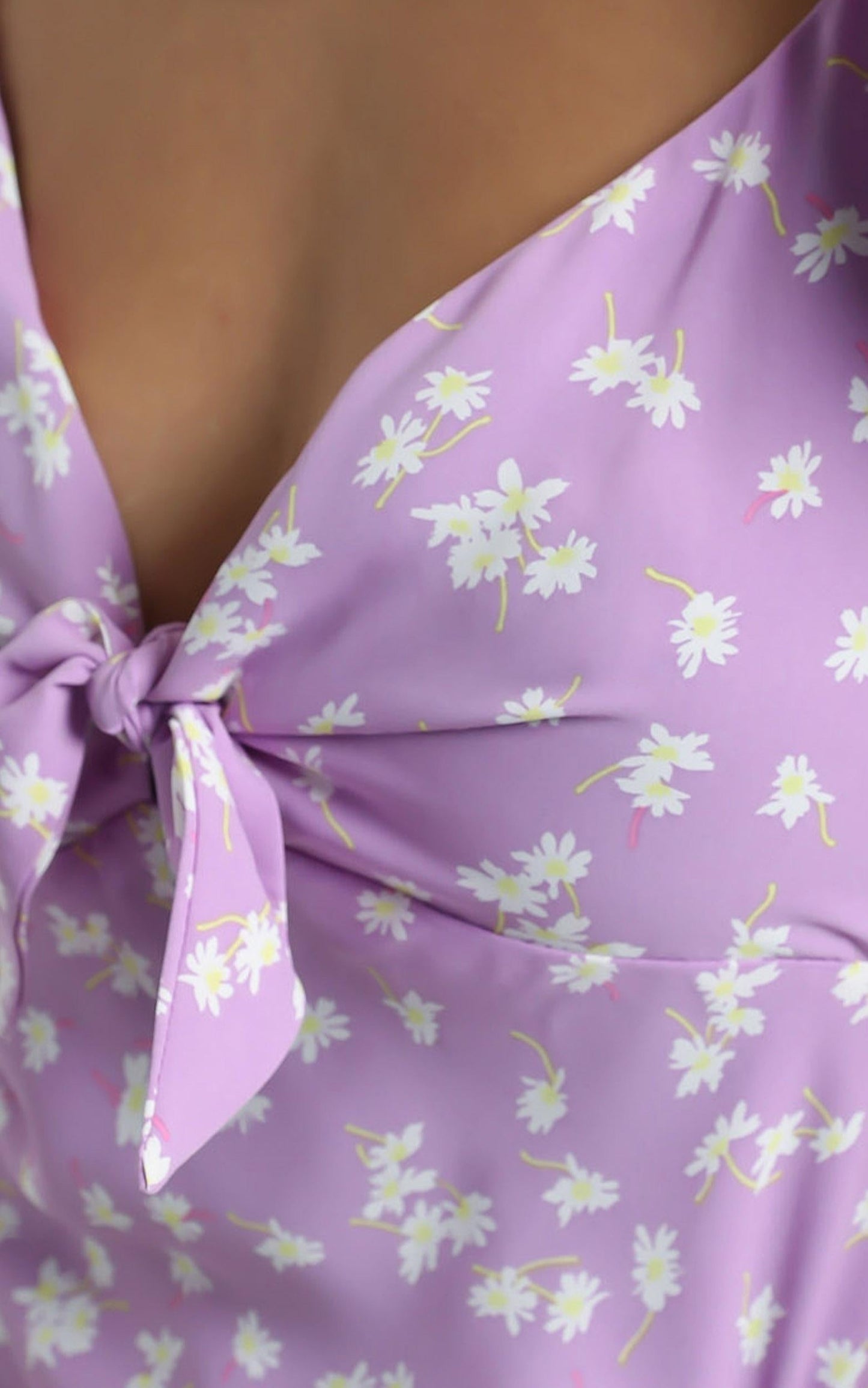 Cece Dress in Purple Floral